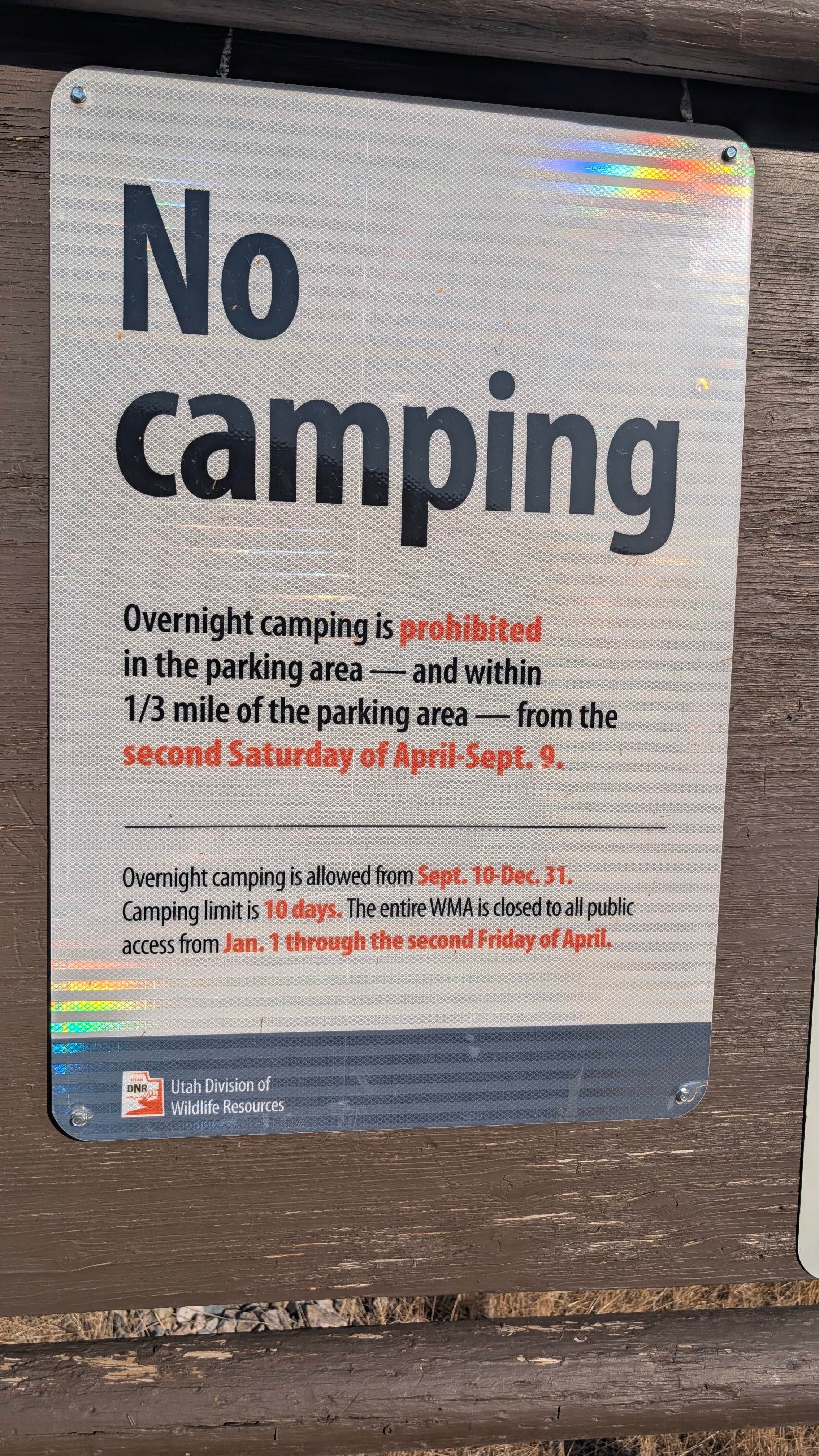 Camper submitted image from Middle Fork Conservation Area - 1