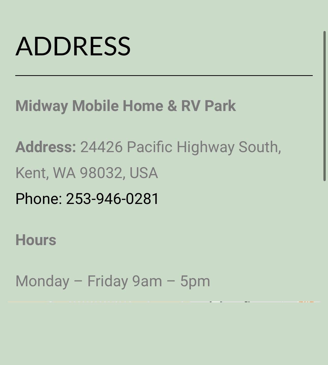 Camper-submitted photo at Midway Village RV Park near Orting, WA