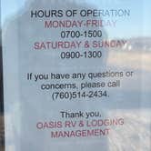 Review photo of Military Park Barstow Marine Corps Logistics Base Oasis RV Park by Mary H., May 22, 2026