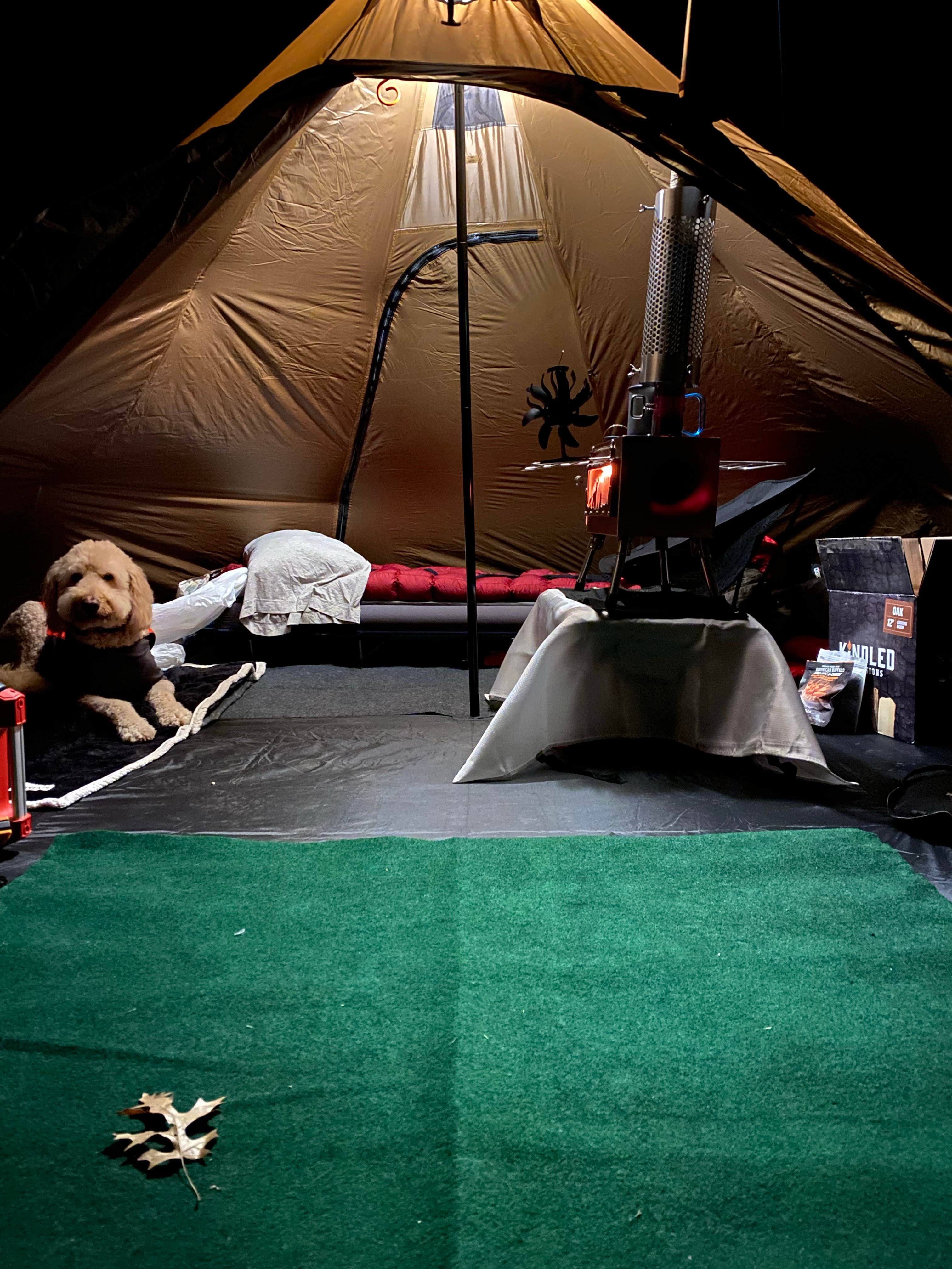 Erik R.'s photo of camping with pets at Afton State Park Campground near Golden Valley, MN