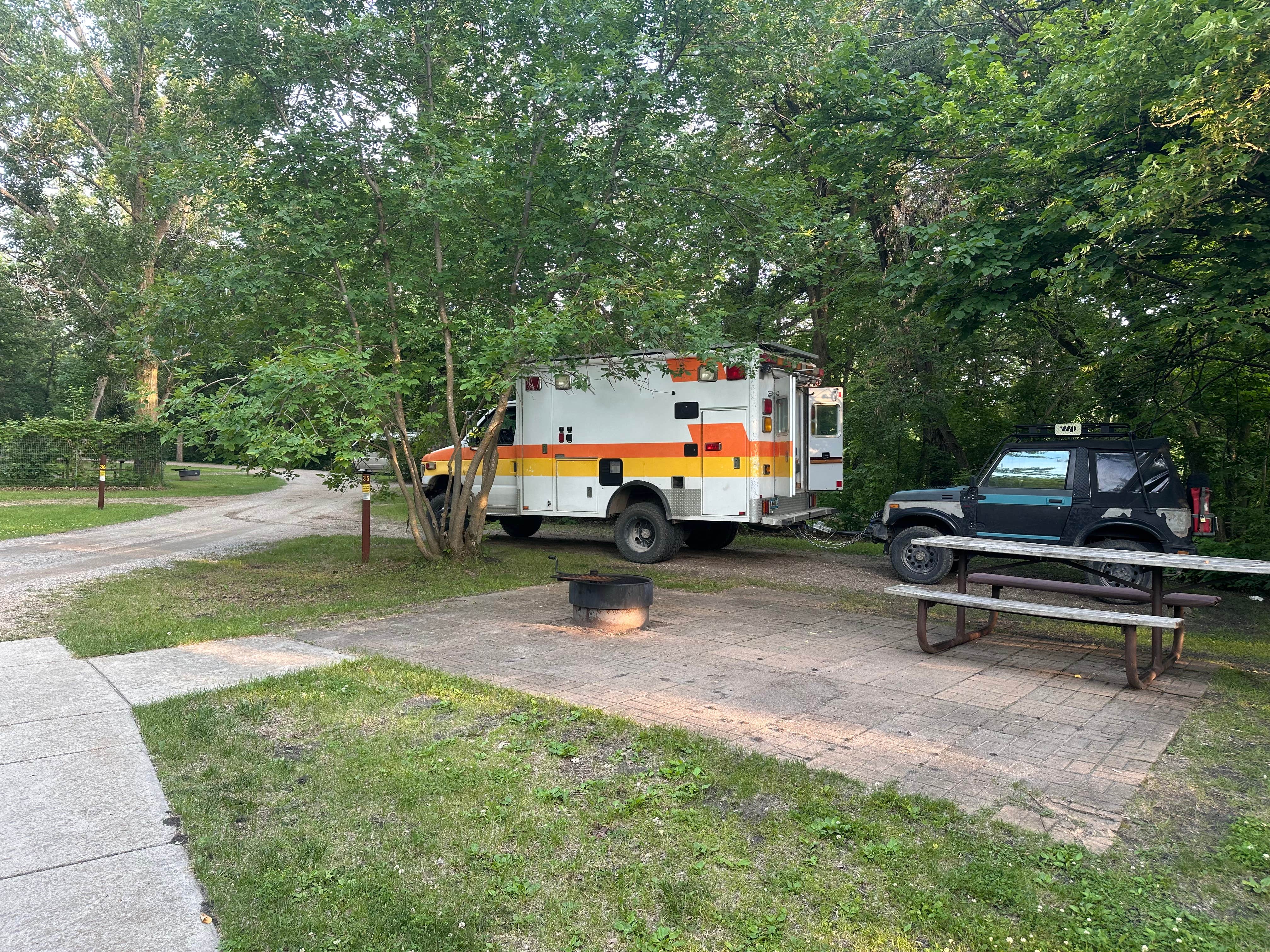 StaceeQ  Q.'s photo of rv camping at Buffalo River State Park Campground near Glyndon, MN