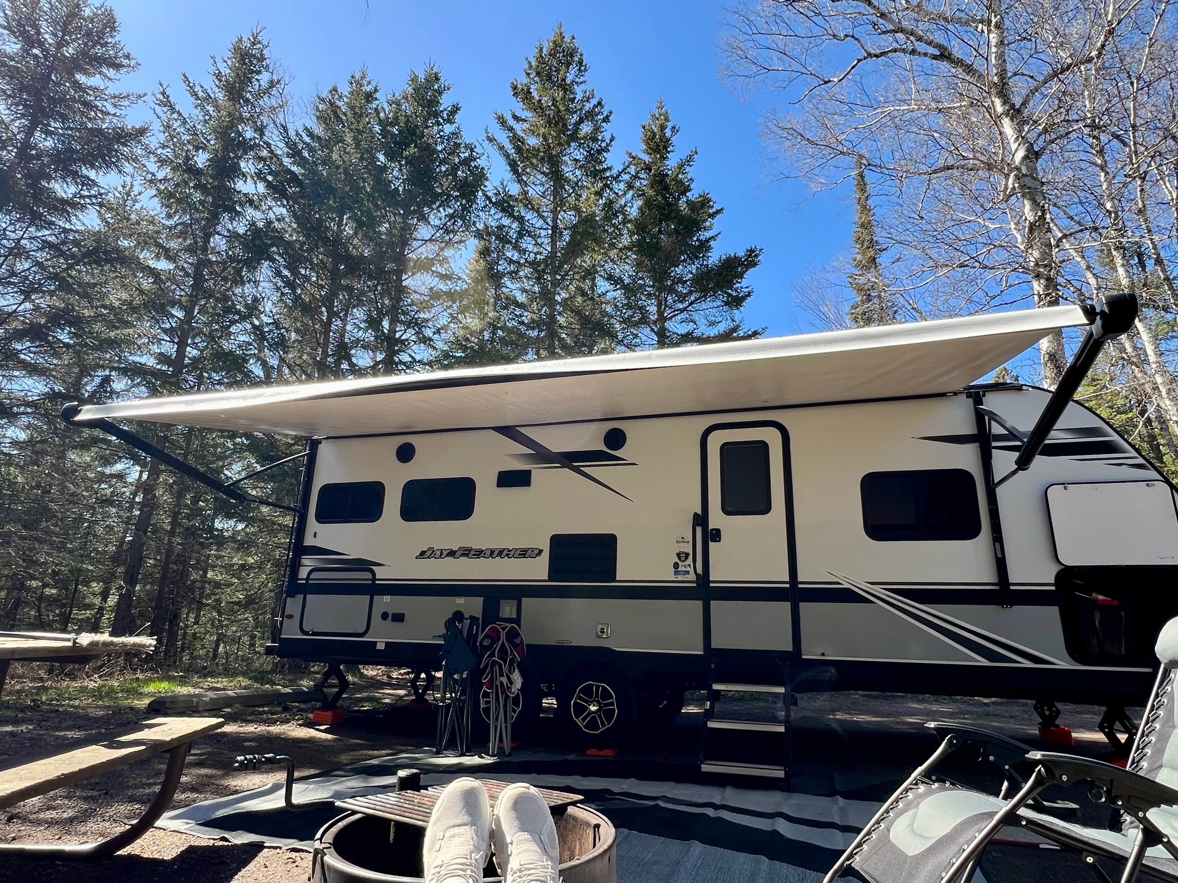 Deb M.'s photo of rv camping at Cascade River State Park Campground near Lutsen, MN