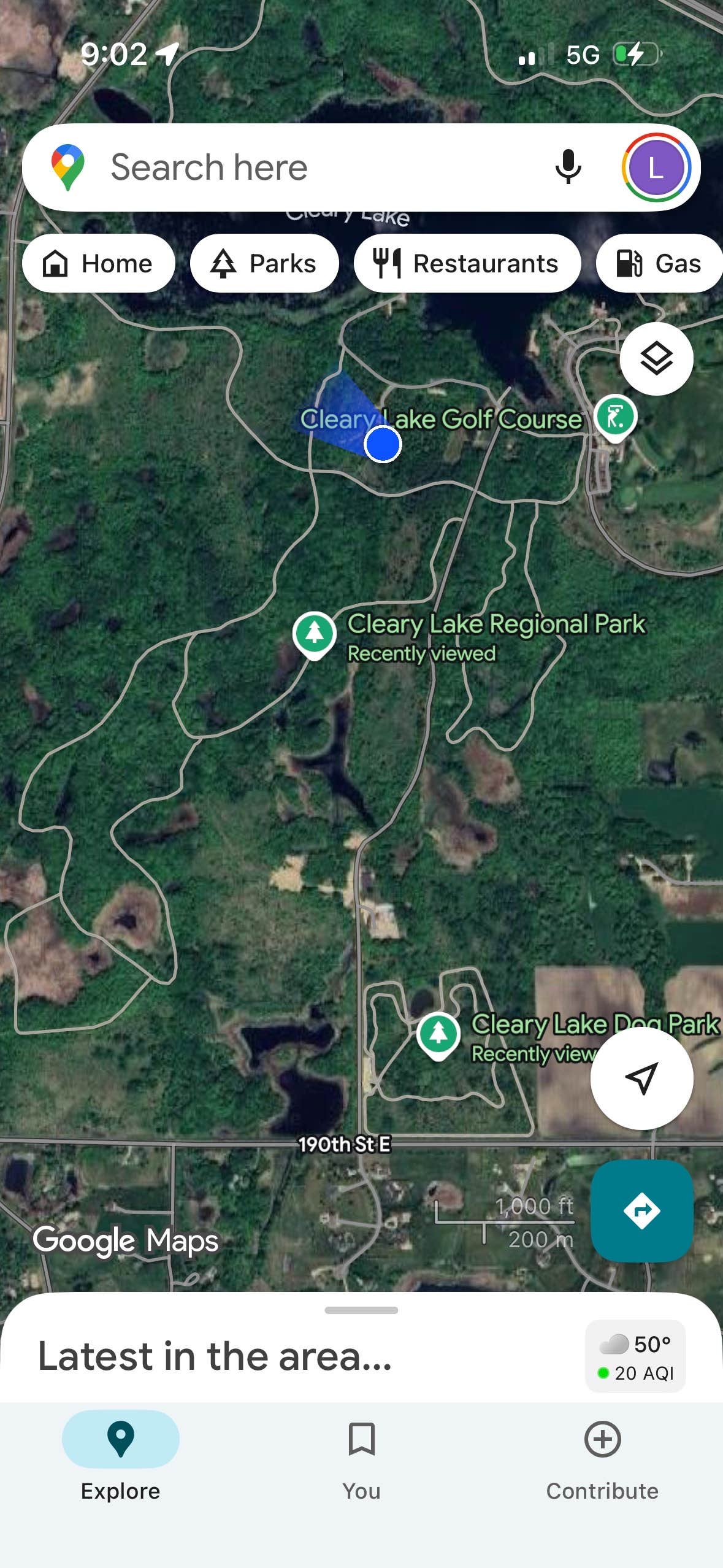 Camper-submitted photo at Cleary Lake Regional Park near Lakeville, MN