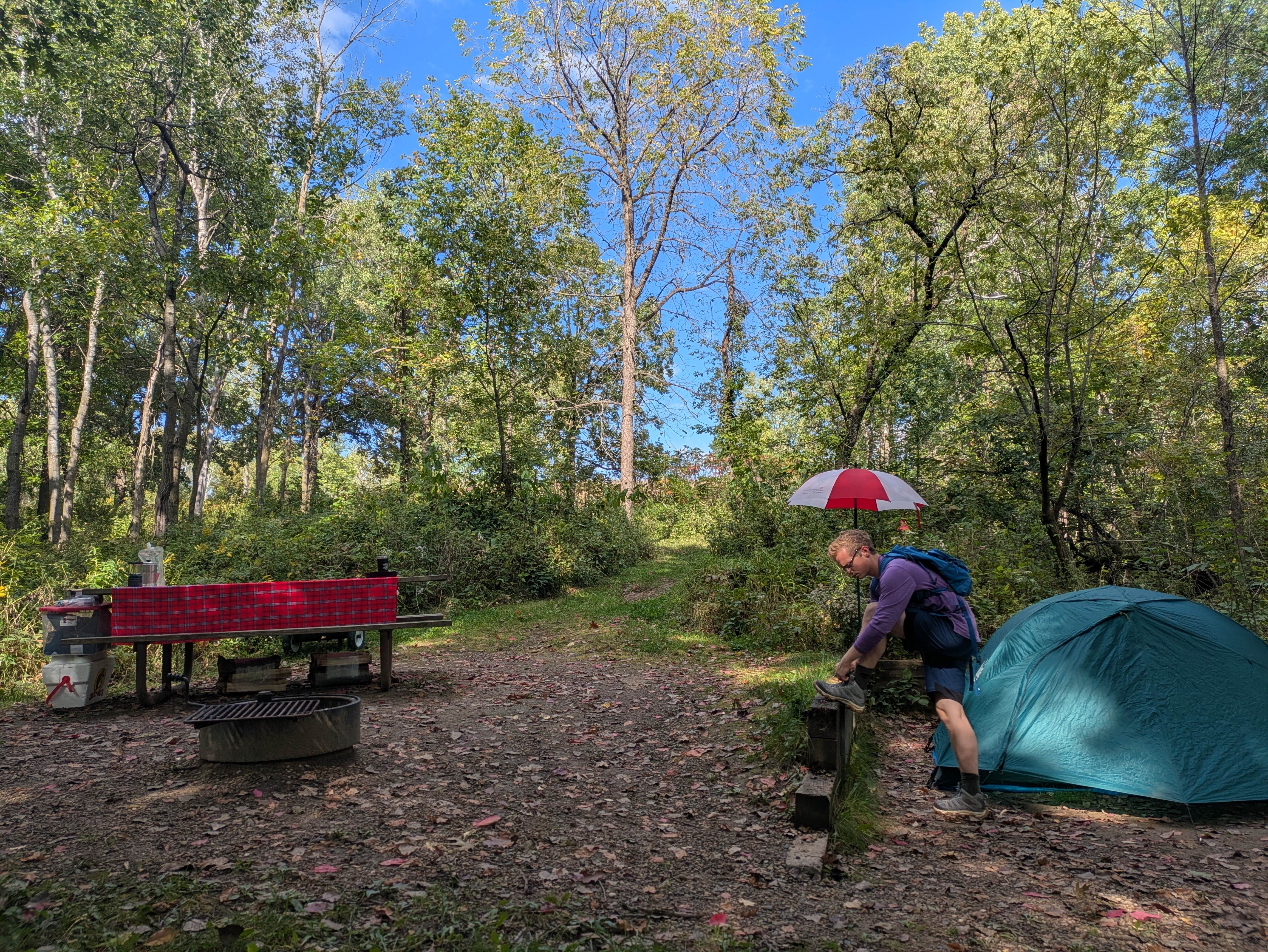 Sarah D.'s photo at Frontenac State Park Campground near Hay Creek, MN