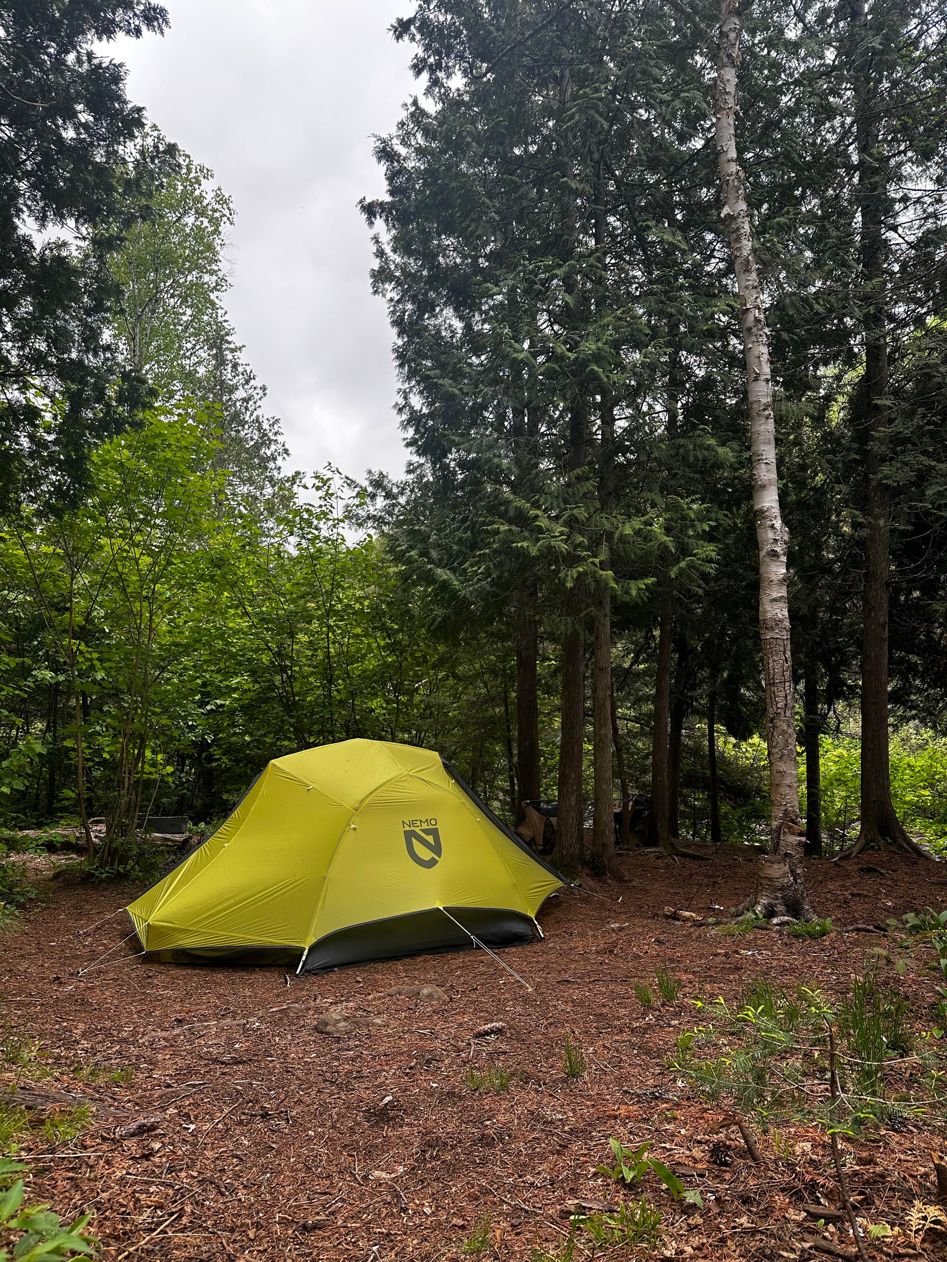 Mike O.'s photo of tent camping at George H. Crosby Manitou State Park Campground near Bayfield, WI