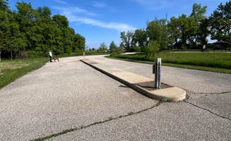 Renee H.'s photo of camping with pets at Lac qui Parle Upper Campground — Lac qui Parle State Park near Dawson, MN