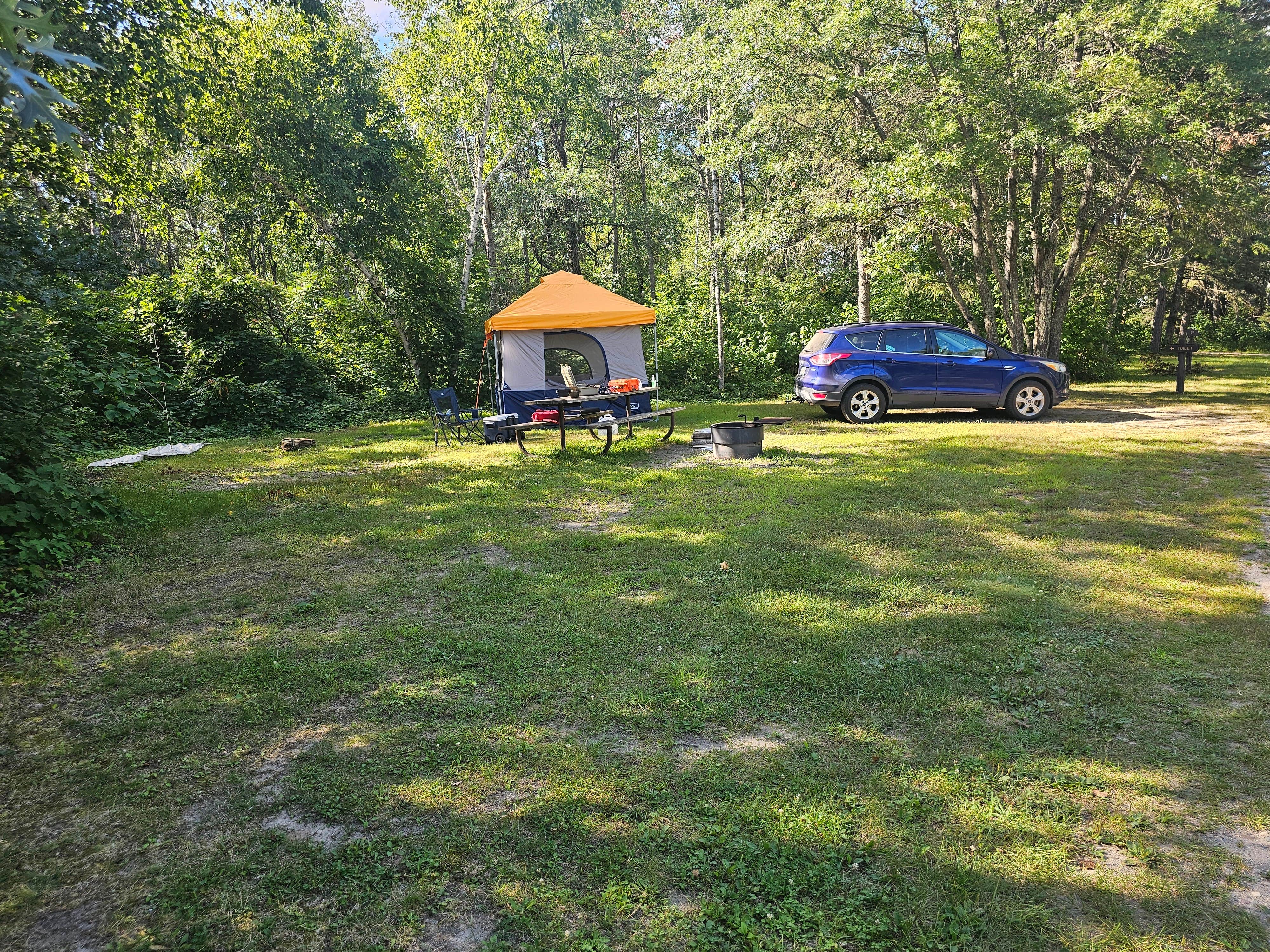Camper-submitted photo at Mantrap Lake Campground and Day-Use Area near Laporte, MN