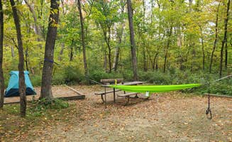 Katherine T.'s photo of tent camping at Nerstrand Big Woods State Park Campground near Woodbury, MN
