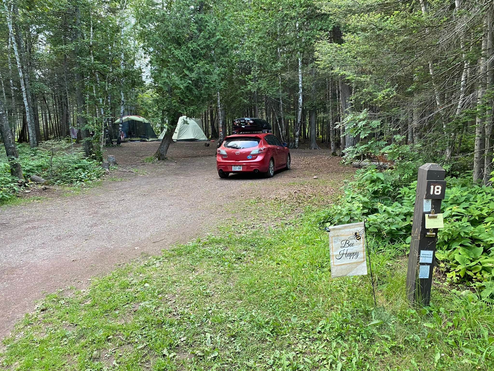 Camper-submitted photo at Ninemile Lake Campground near Tofte, MN
