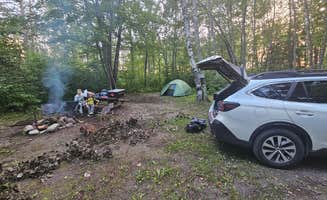 Nick F.'s photo of tent camping at Noma Lake Campground near Bigfork, MN