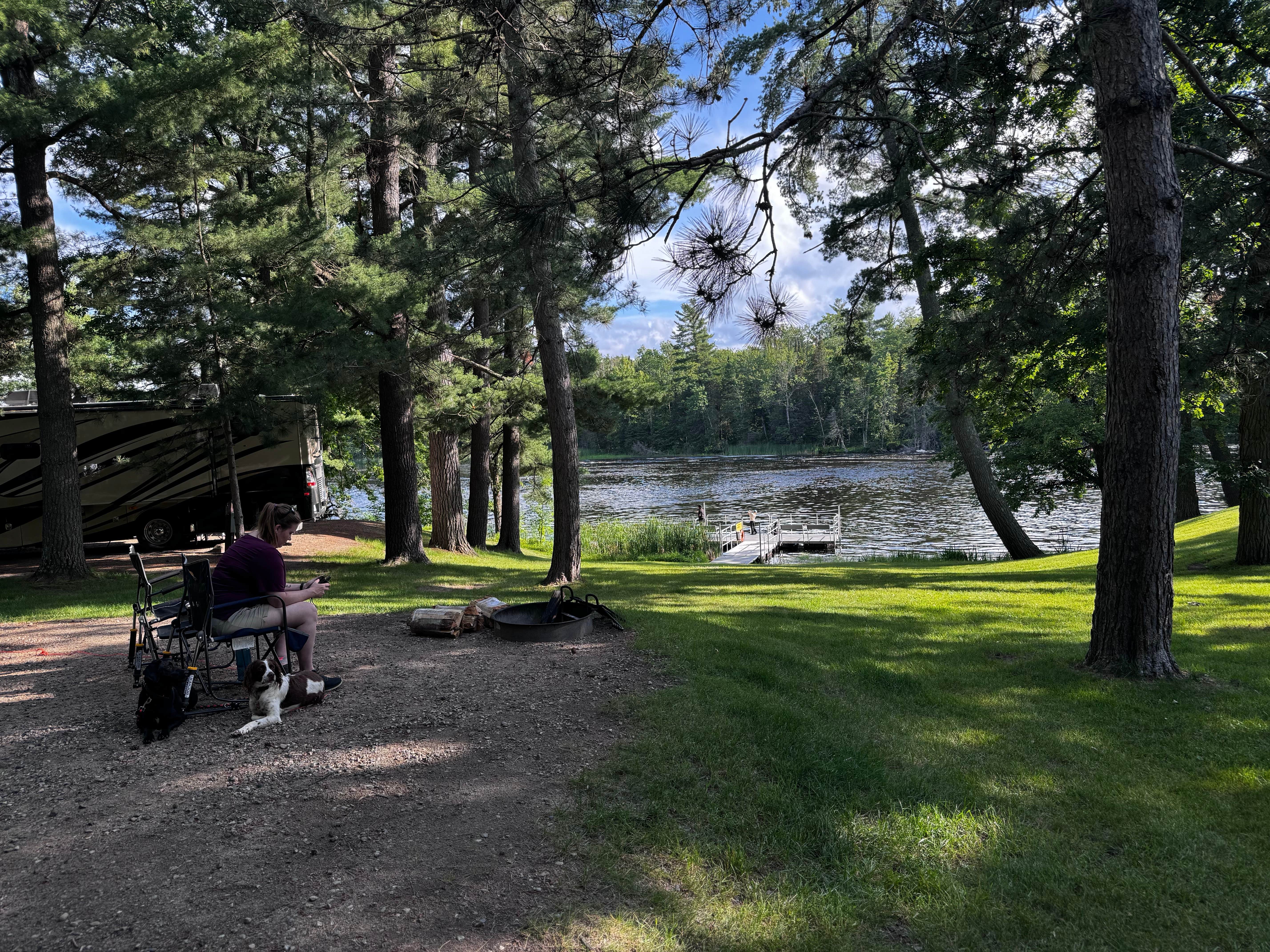 Shane D.'s photo of camping with pets at Pokegama Dam Campground near Deer River, MN