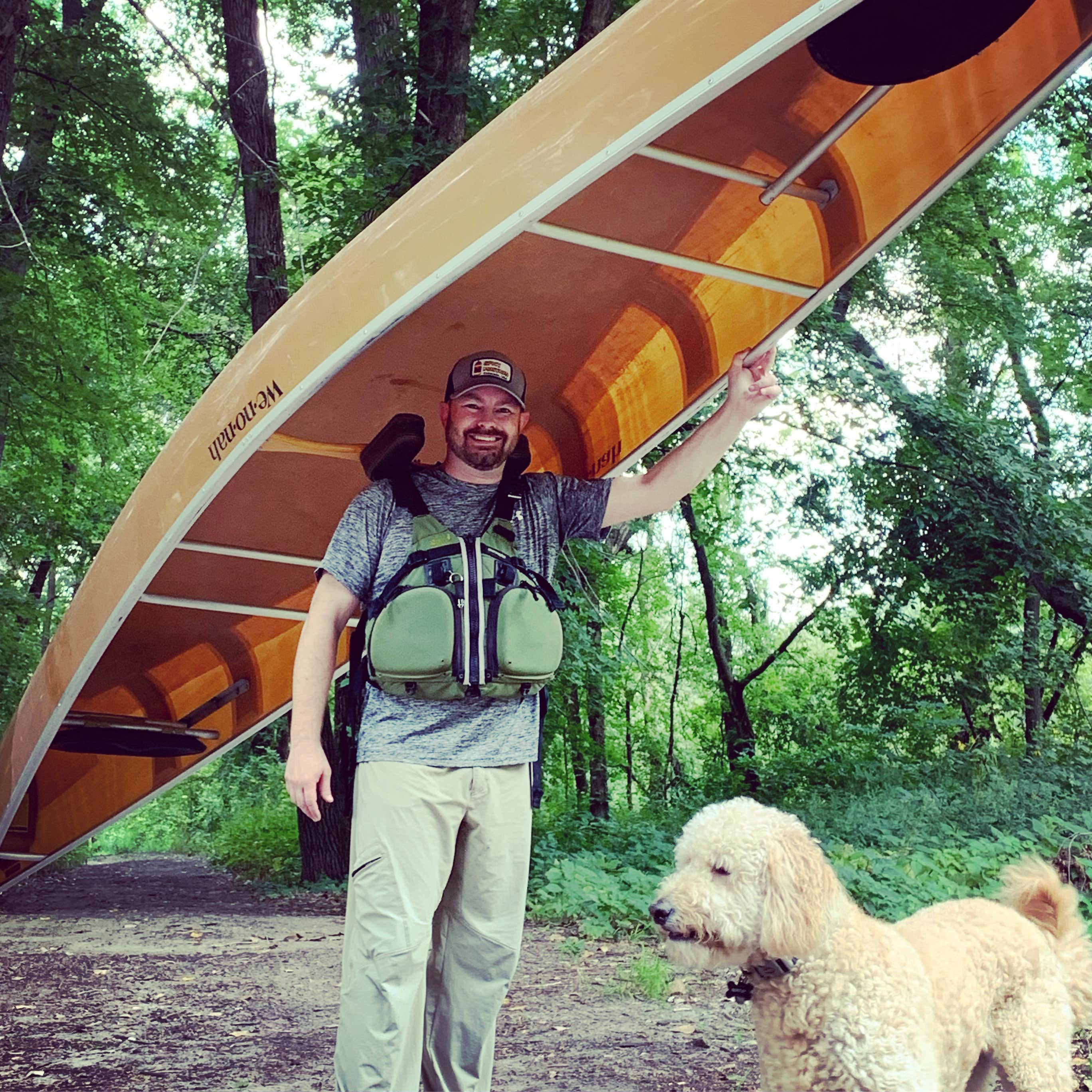 Erik R.'s photo of camping with pets at Riverside Park and Municipal Campground near Montgomery, MN
