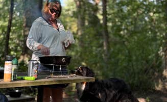 Thomas D.'s photo of camping with pets at Sakatah Lake State Park Campground near Faribault, MN