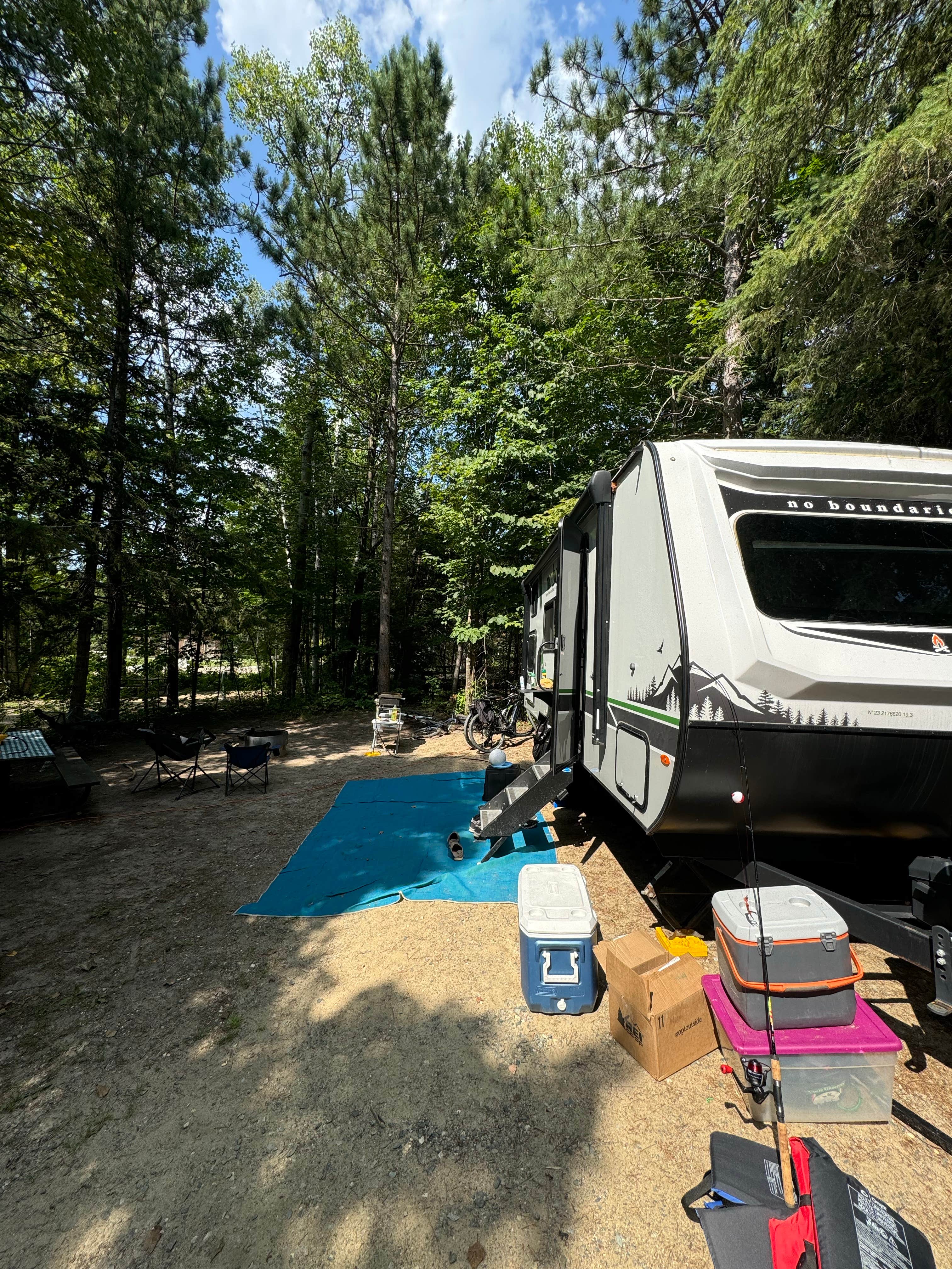 vincent W.'s photo of rv camping at Scenic State Park Campground near Bigfork, MN