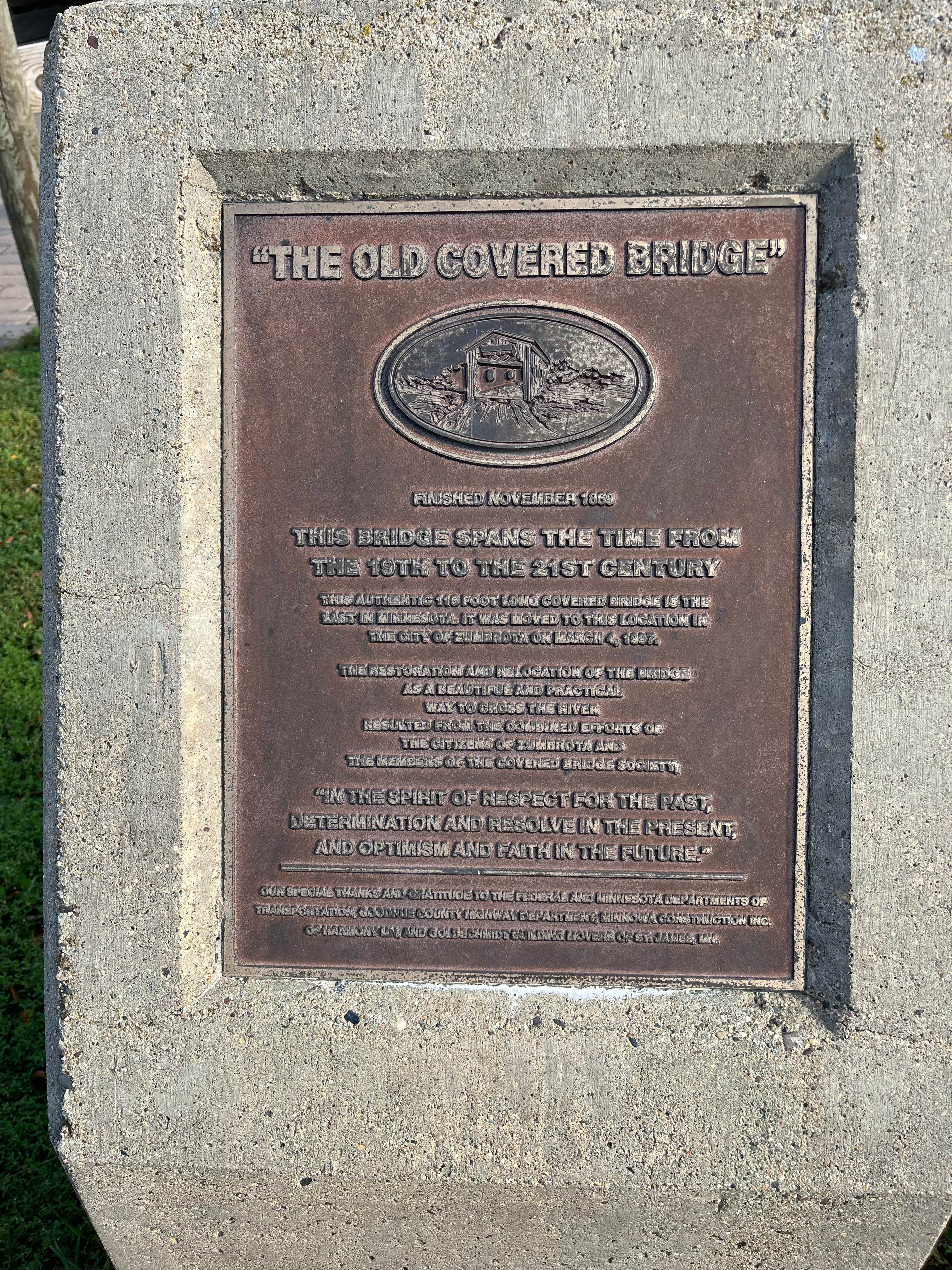 Camper-submitted photo at Zumbrota Covered Bridge Park near Zumbrota, MN