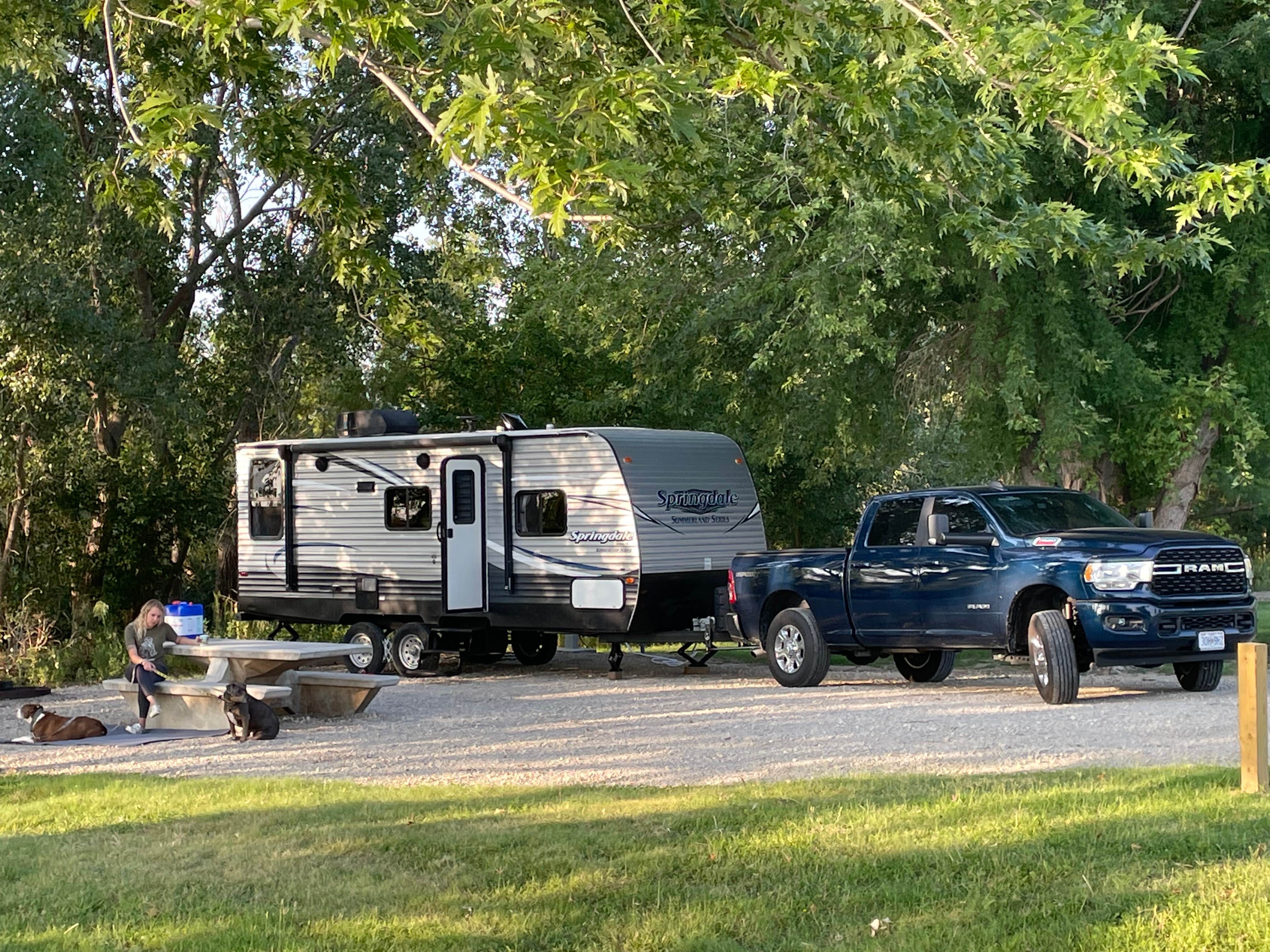 John S.'s photo of rv camping at Minooka Park near Ellinwood, KS