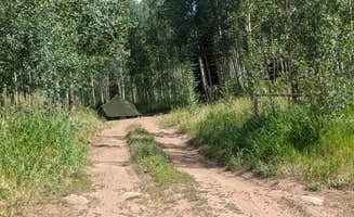 Greg L.'s photo of a dispersed camping area at Mirror Lake Dispersed and TH near Meeker, CO