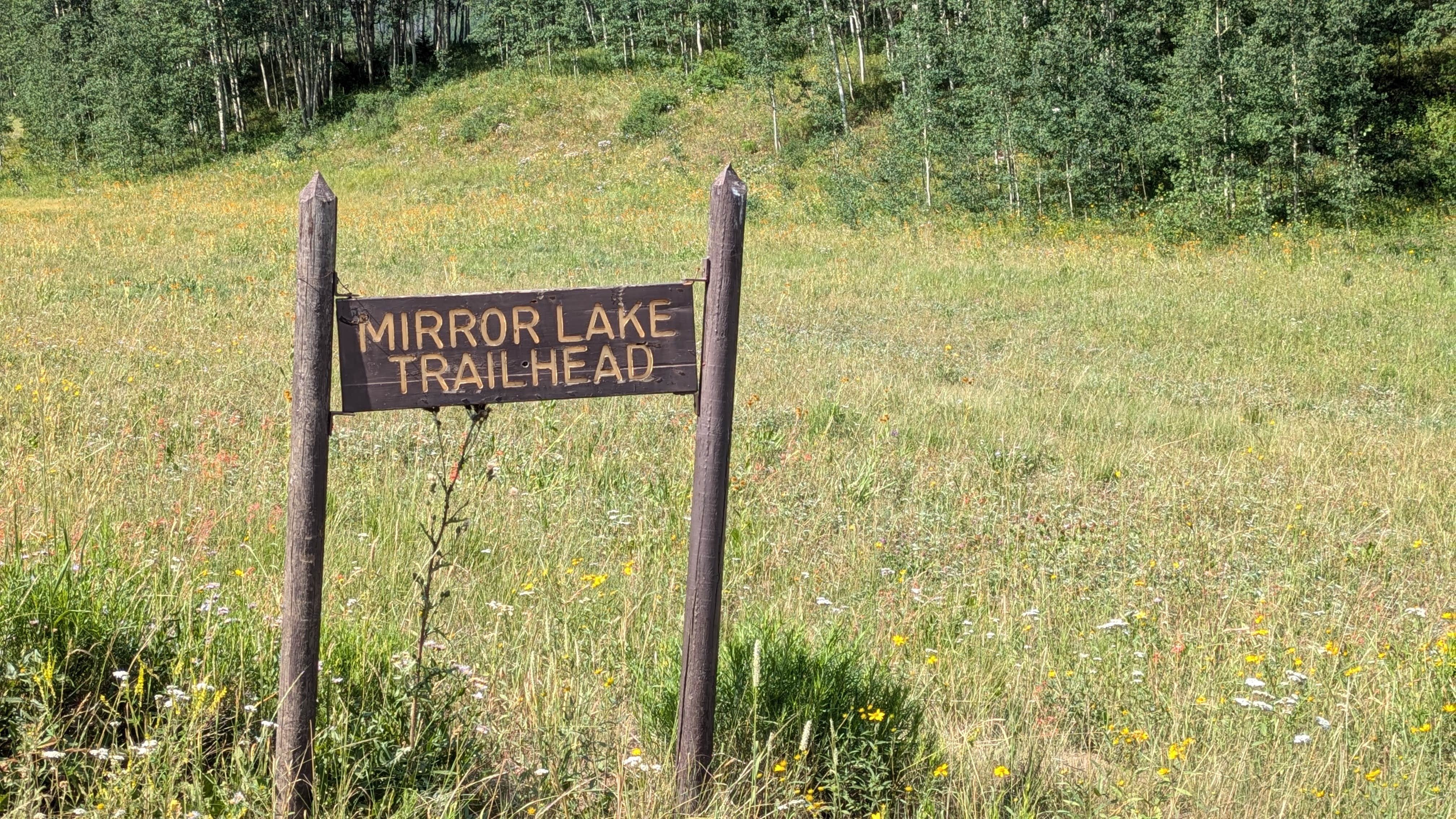 Camper-submitted photo at Mirror Lake Dispersed and TH near Meeker, CO