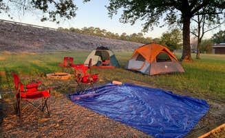 Elizabeth S.'s photo of tent camping at Beach Point - Sardis Lake in Mississippi