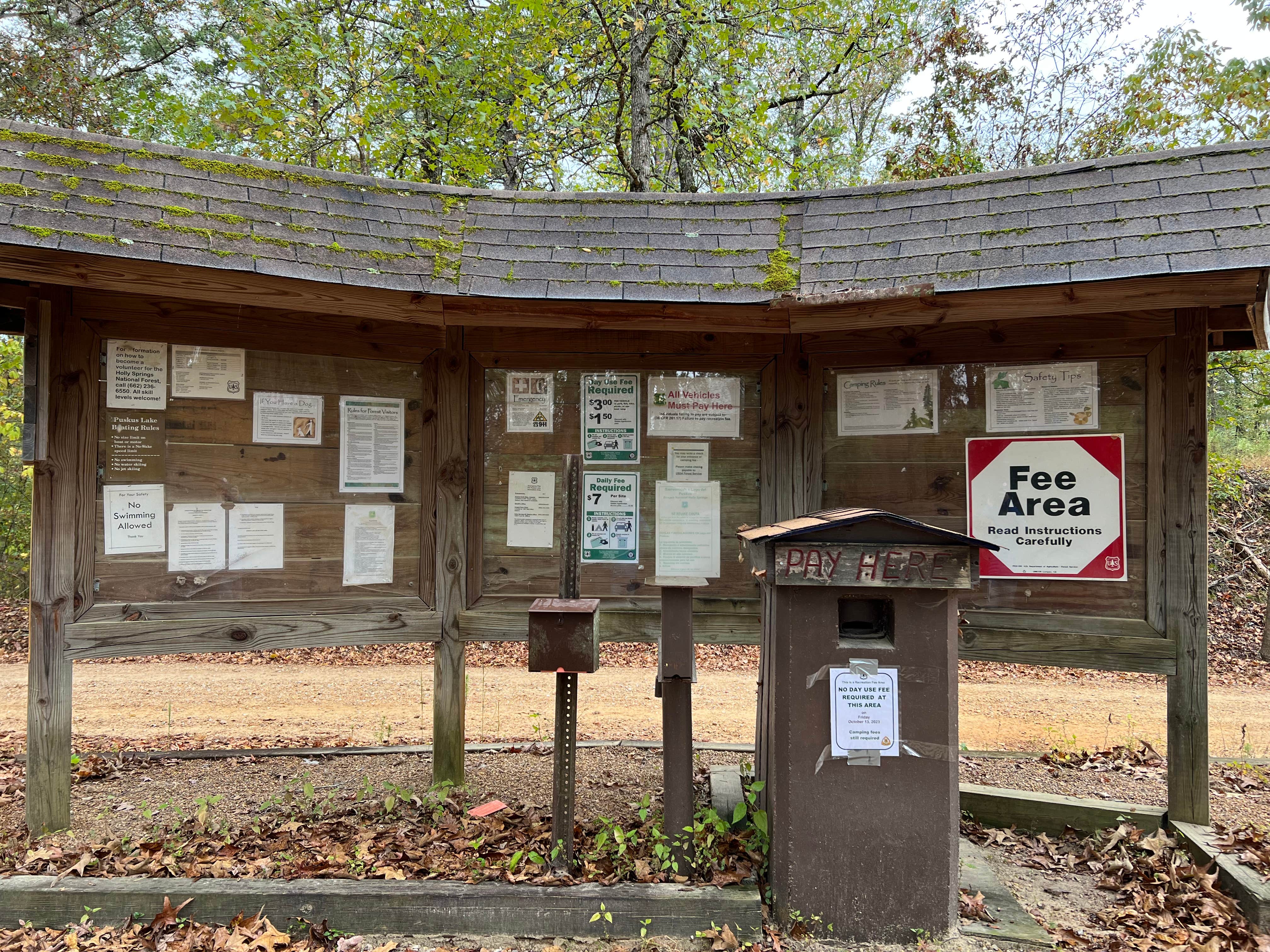 Camper-submitted photo at Puskus Lake in Mississippi
