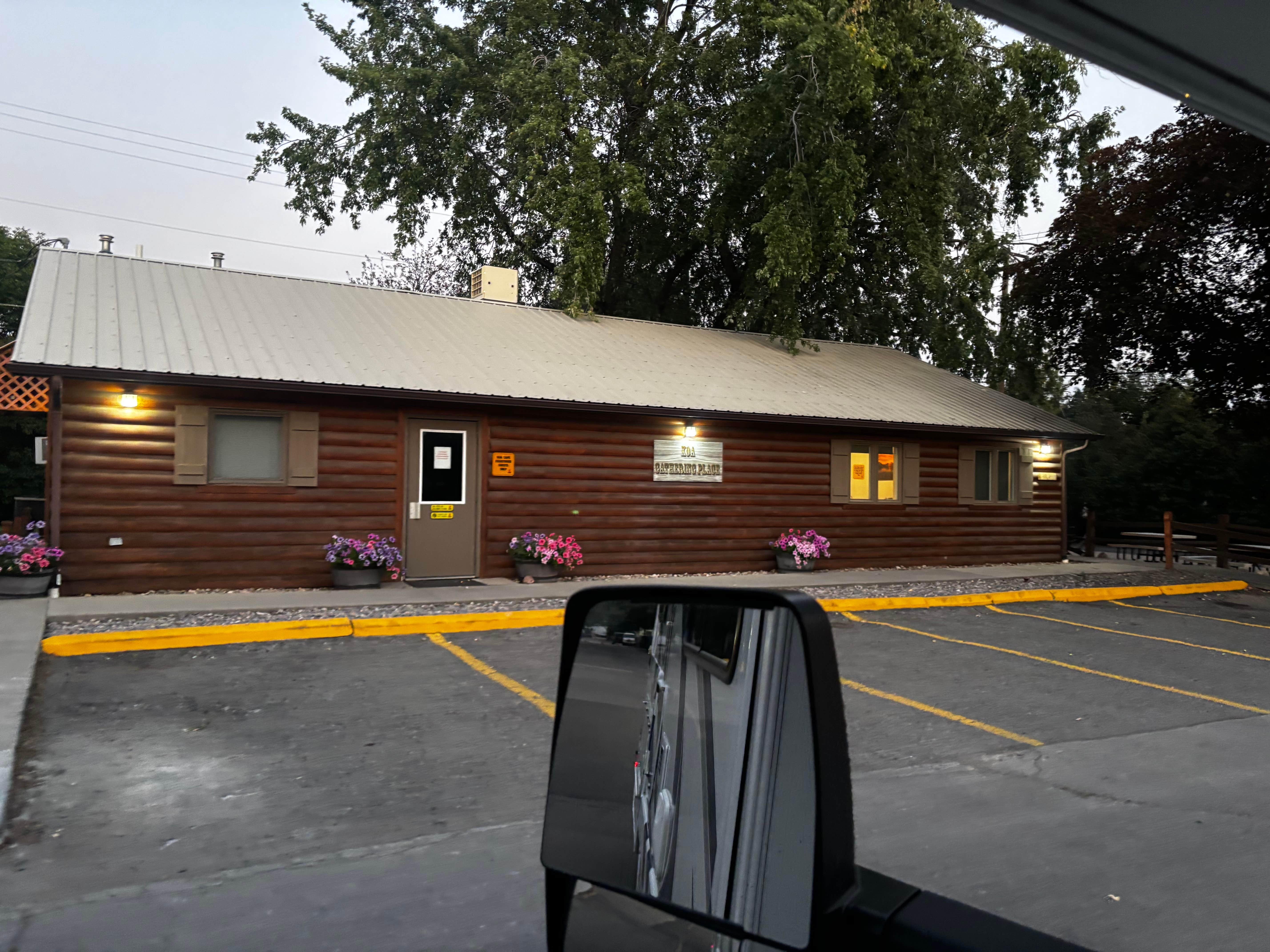 Jennifer H.'s photo of glamping accommodations at Missoula KOA Holiday near Seeley Lake, MT
