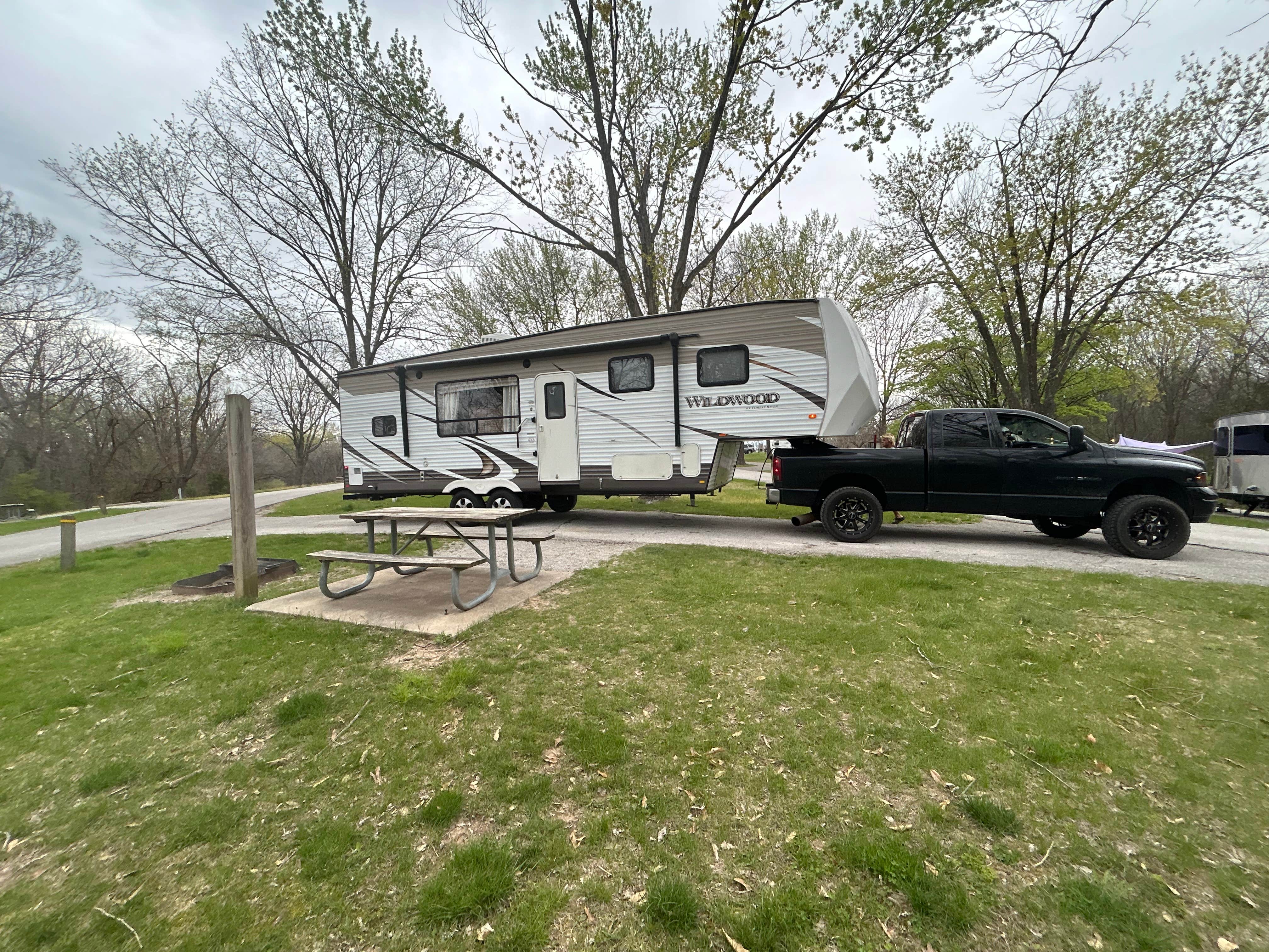 Chloe D.'s photo of rv camping at Arrow Rock State Historic Site Campground — Arrow Rock State Historic Site near Sturgeon, MO