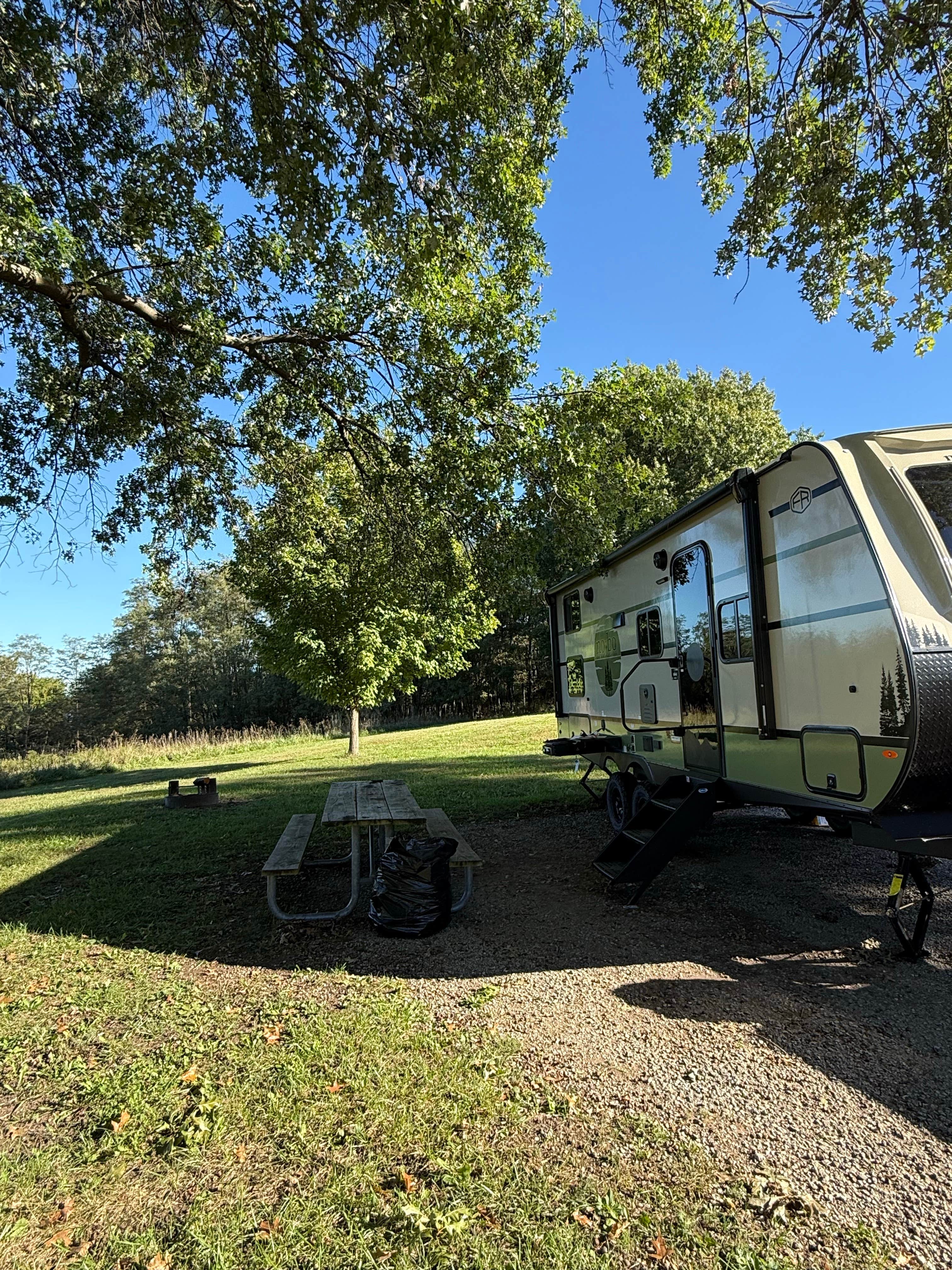Alaina R.'s photo of rv camping at Crow's Creek Campground near Blue Springs Lake