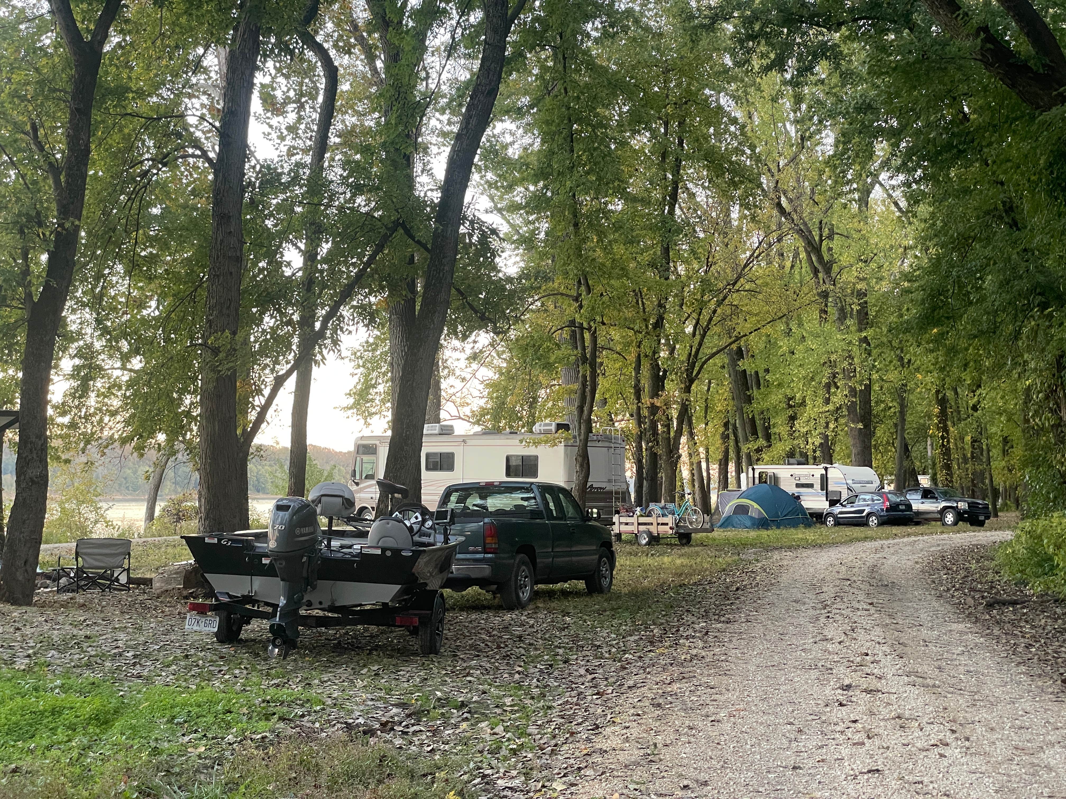 Jonny P.'s photo of tent camping at Dupont Reservation Conservation Area near Troy, MO