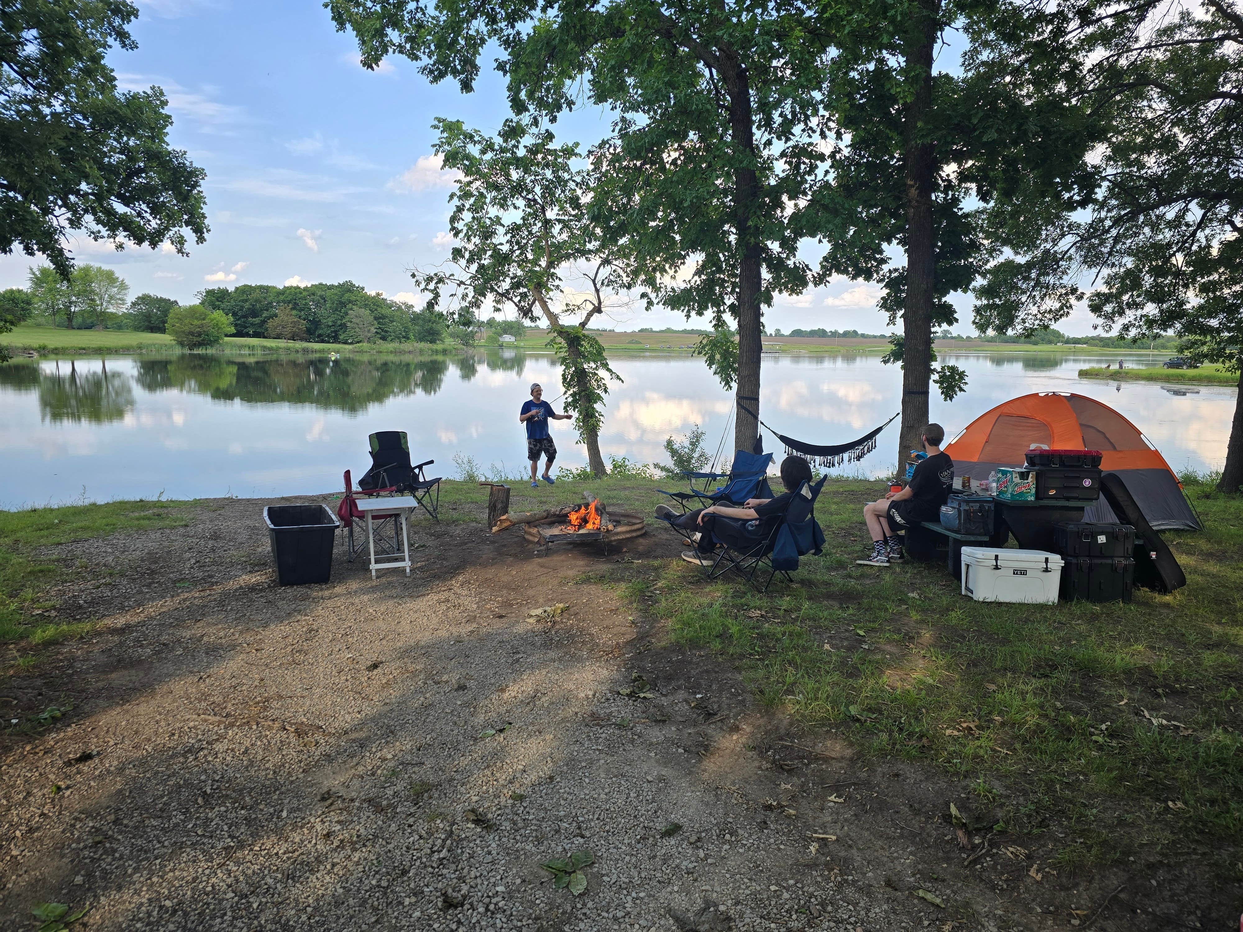 Camper-submitted photo at Hamilton City Lake near Cameron, MO