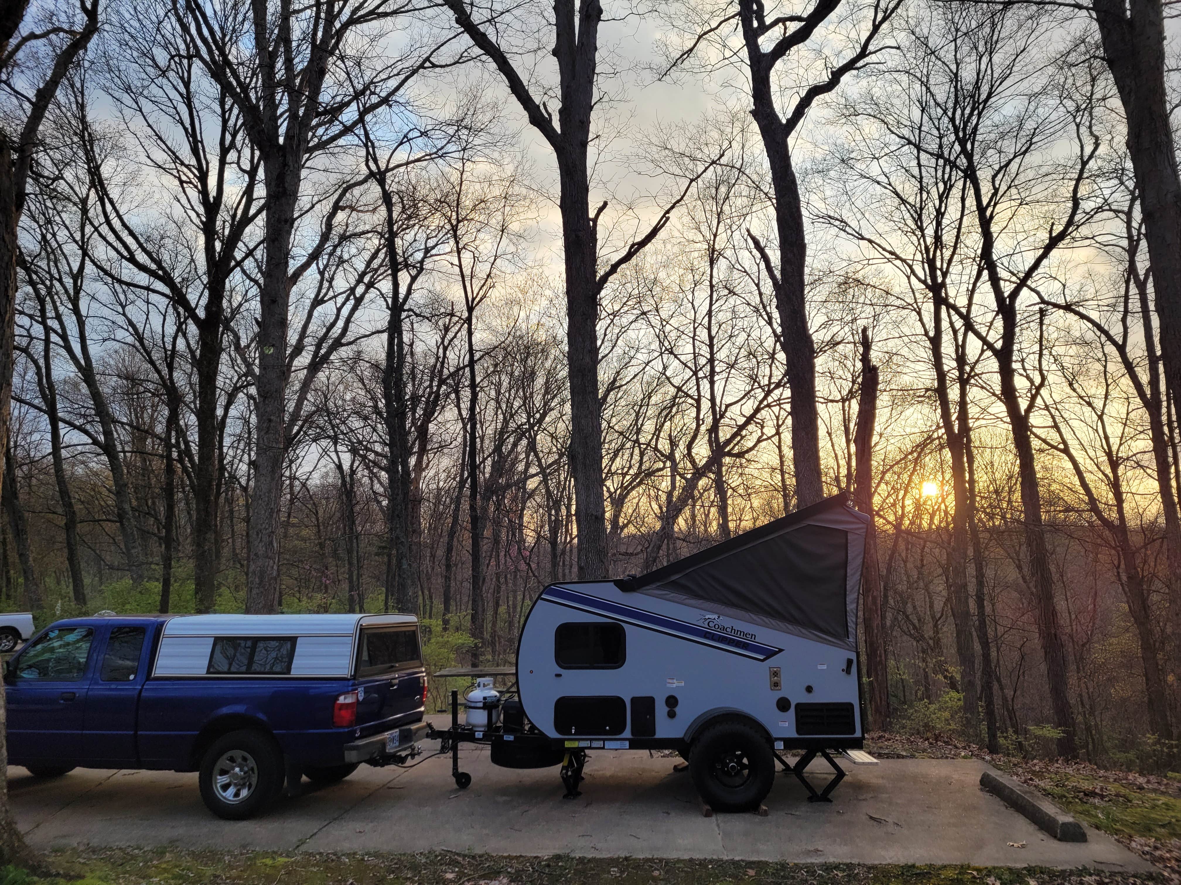 Shawn S.'s photo of rv camping at Hawn State Park Campground near Prairie du Rocher, IL