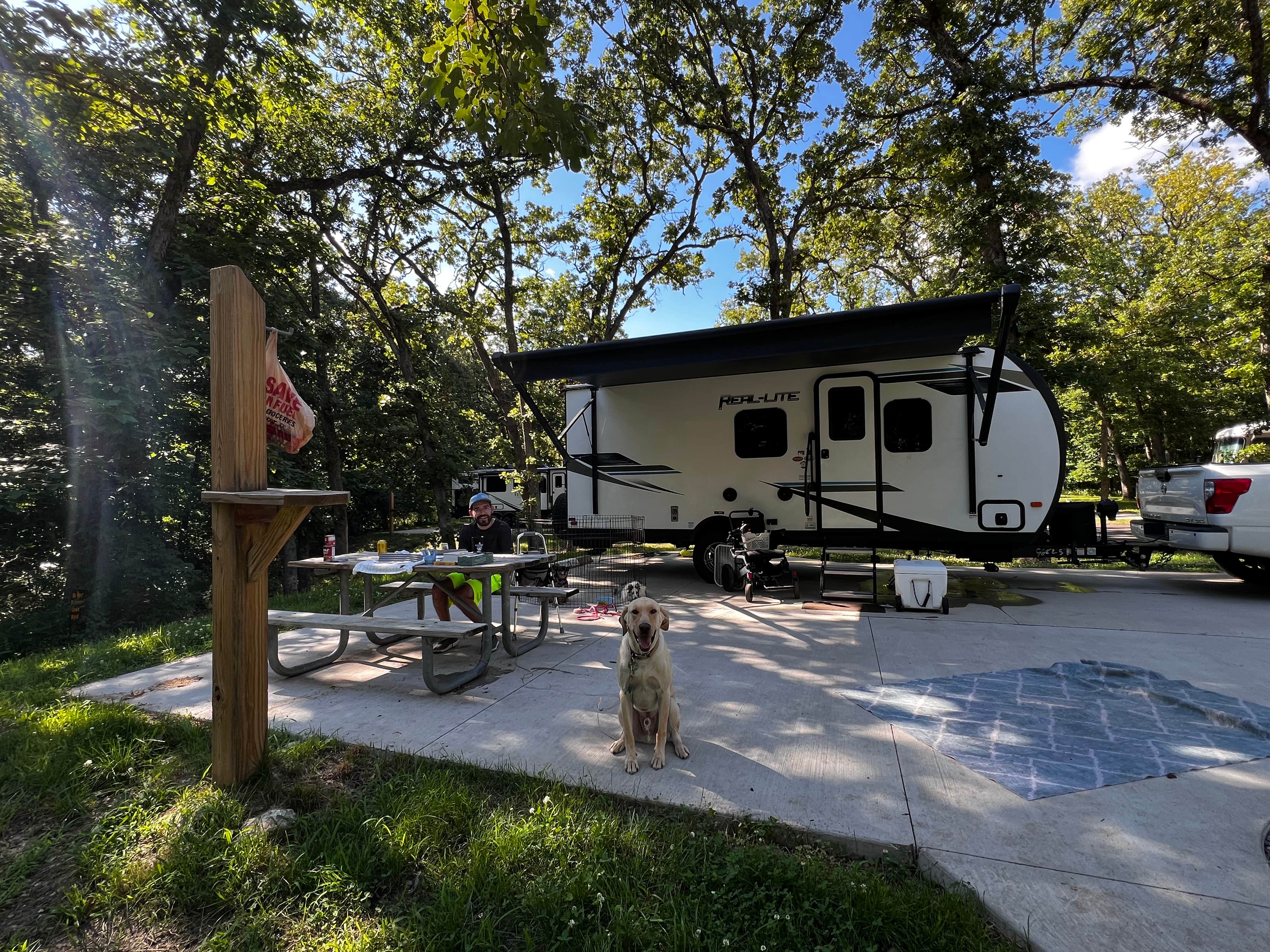 Maggie  C.'s photo at Knob Noster State Park Campground near Garden City, MO