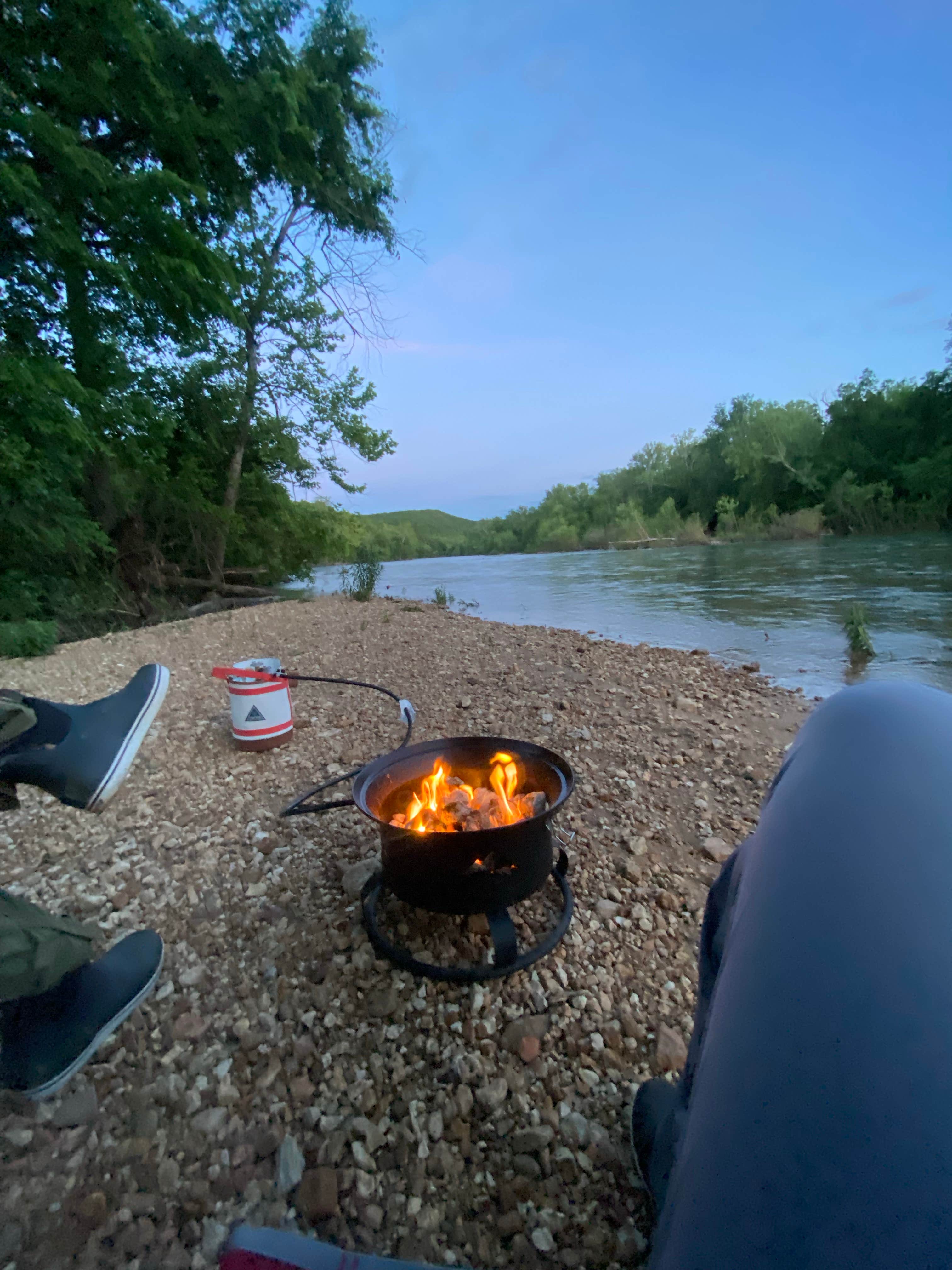 Camper-submitted photo at Powder Mill Backcountry Camping — Ozark National Scenic Riverway near Ozark National Scenic Riverways