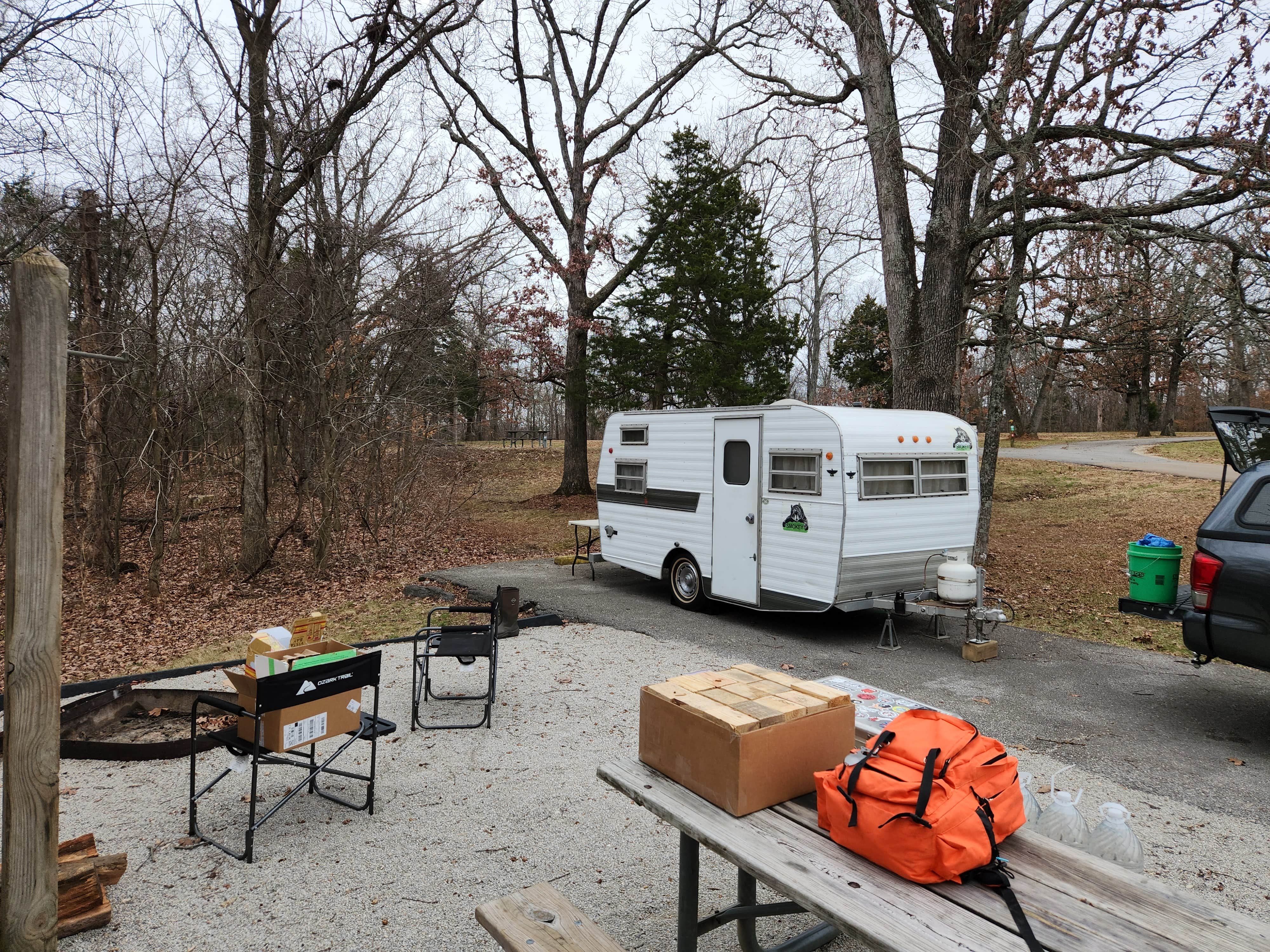 David T.'s photo of rv camping at Washington State Park Campground near Bonne Terre, MO