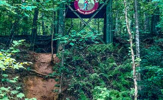 Chaz M.'s photo of a cabin at Misty Mountain Camp Resort near Nellysford, VA
