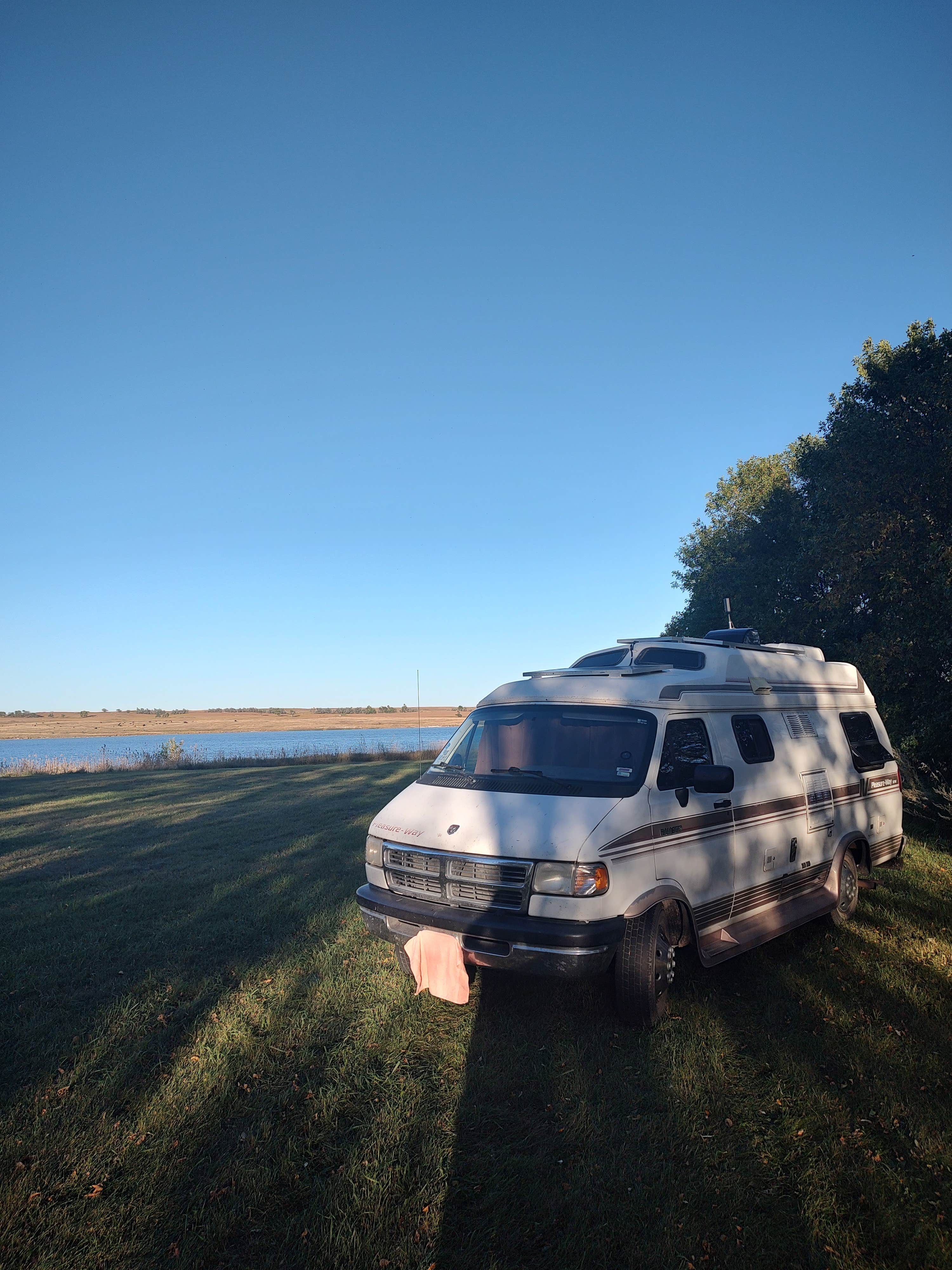 Eric O.'s photo of rv camping at Mitchell Lake near Mandan, ND