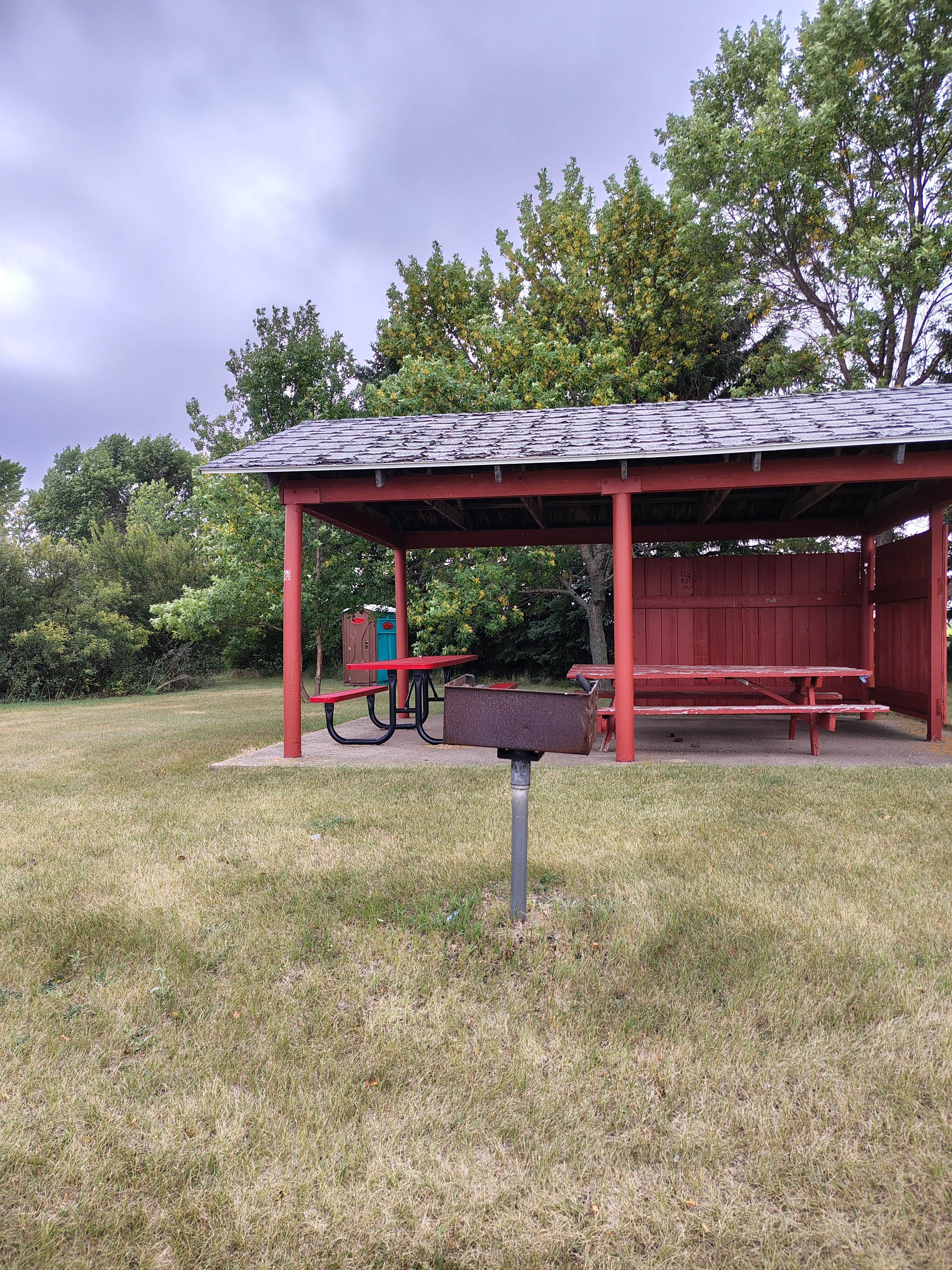 Camper-submitted photo at Mitchell Lake near Hensler, ND