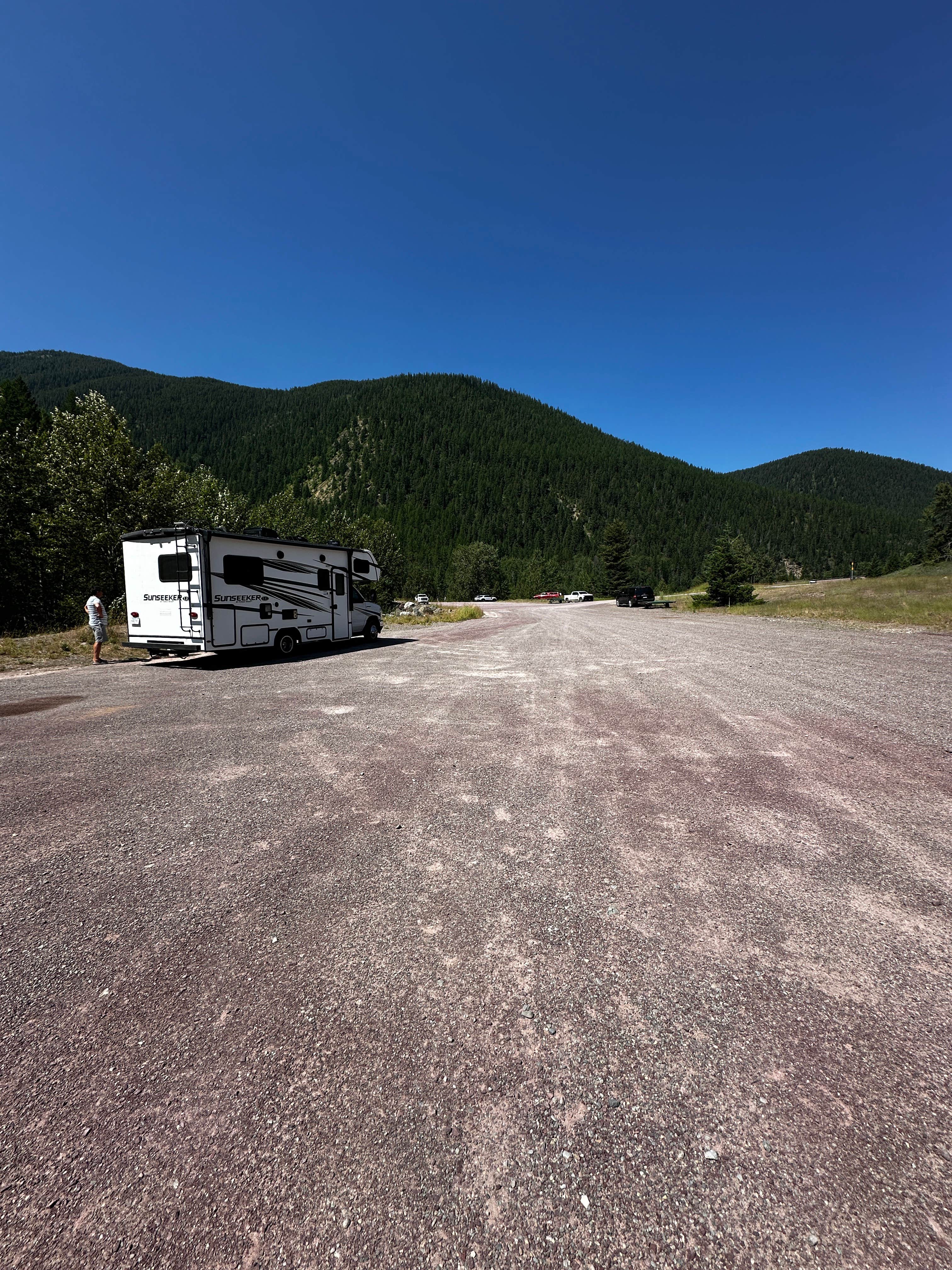Camper-submitted photo at Bear Creek River Access Boating Site near Babb, MT