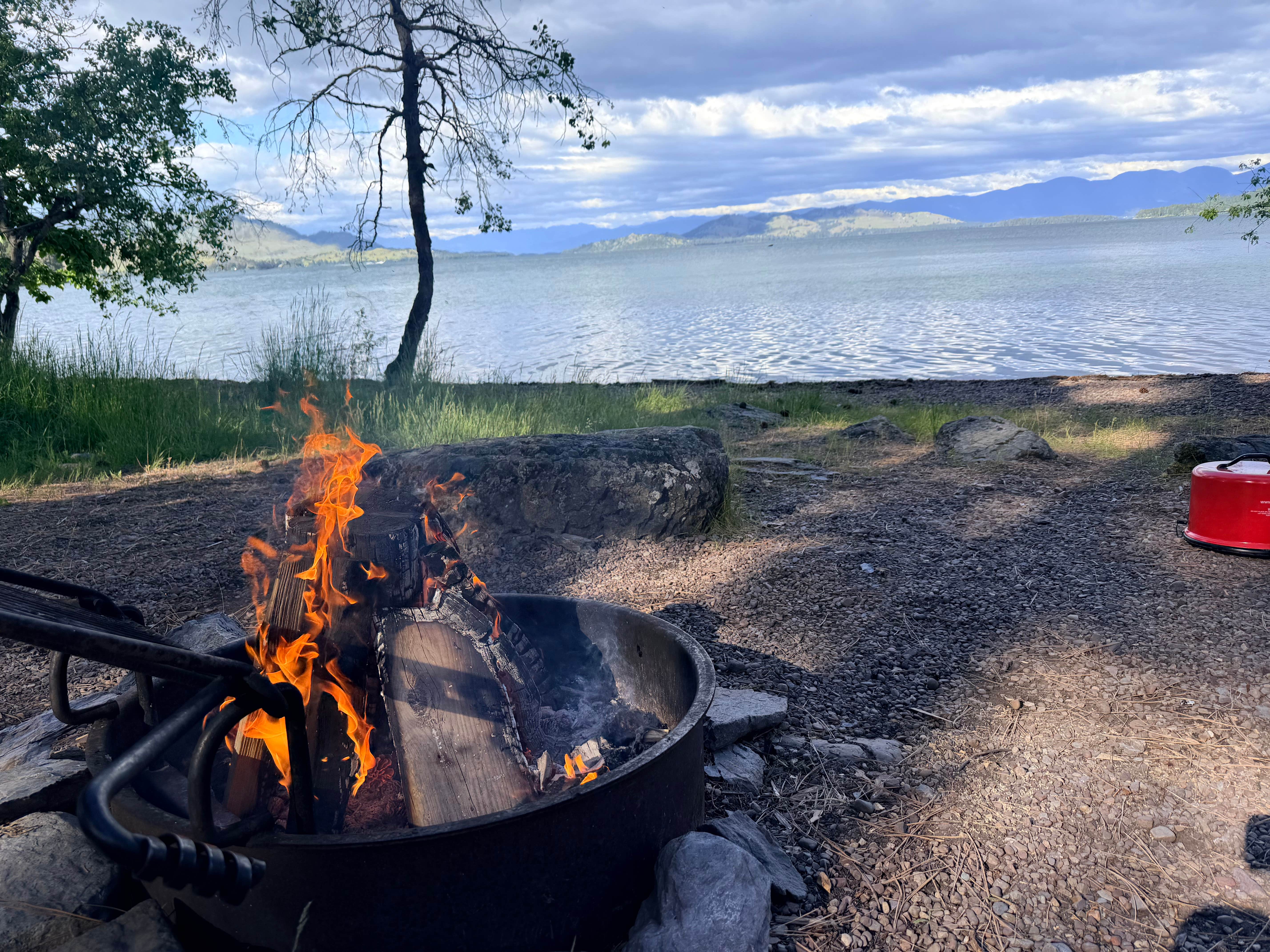 Camper-submitted photo at Big Arm State Unit — Flathead Lake State Park near Dayton, MT