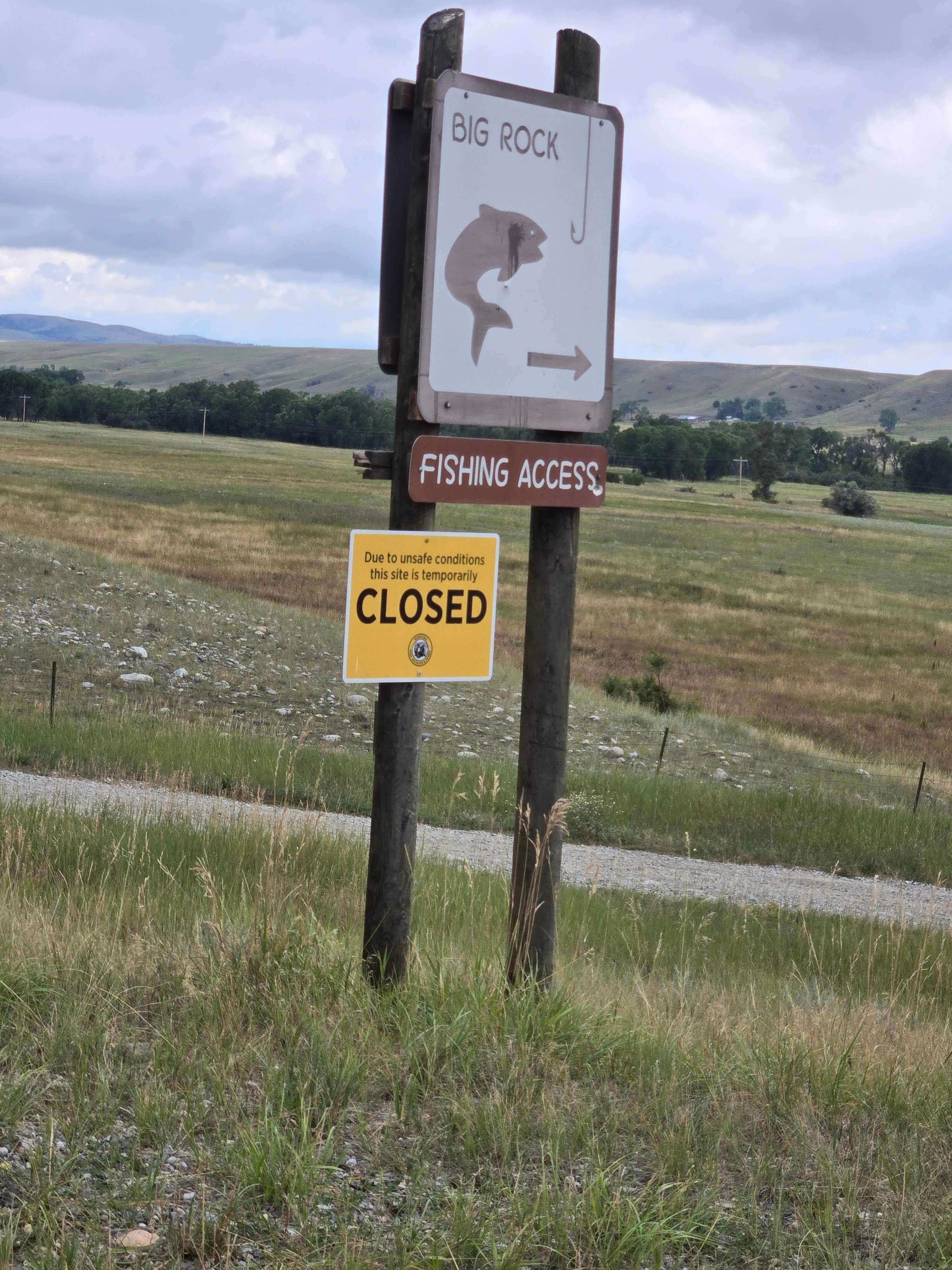Camper-submitted photo at Big Rock near Greycliff, MT