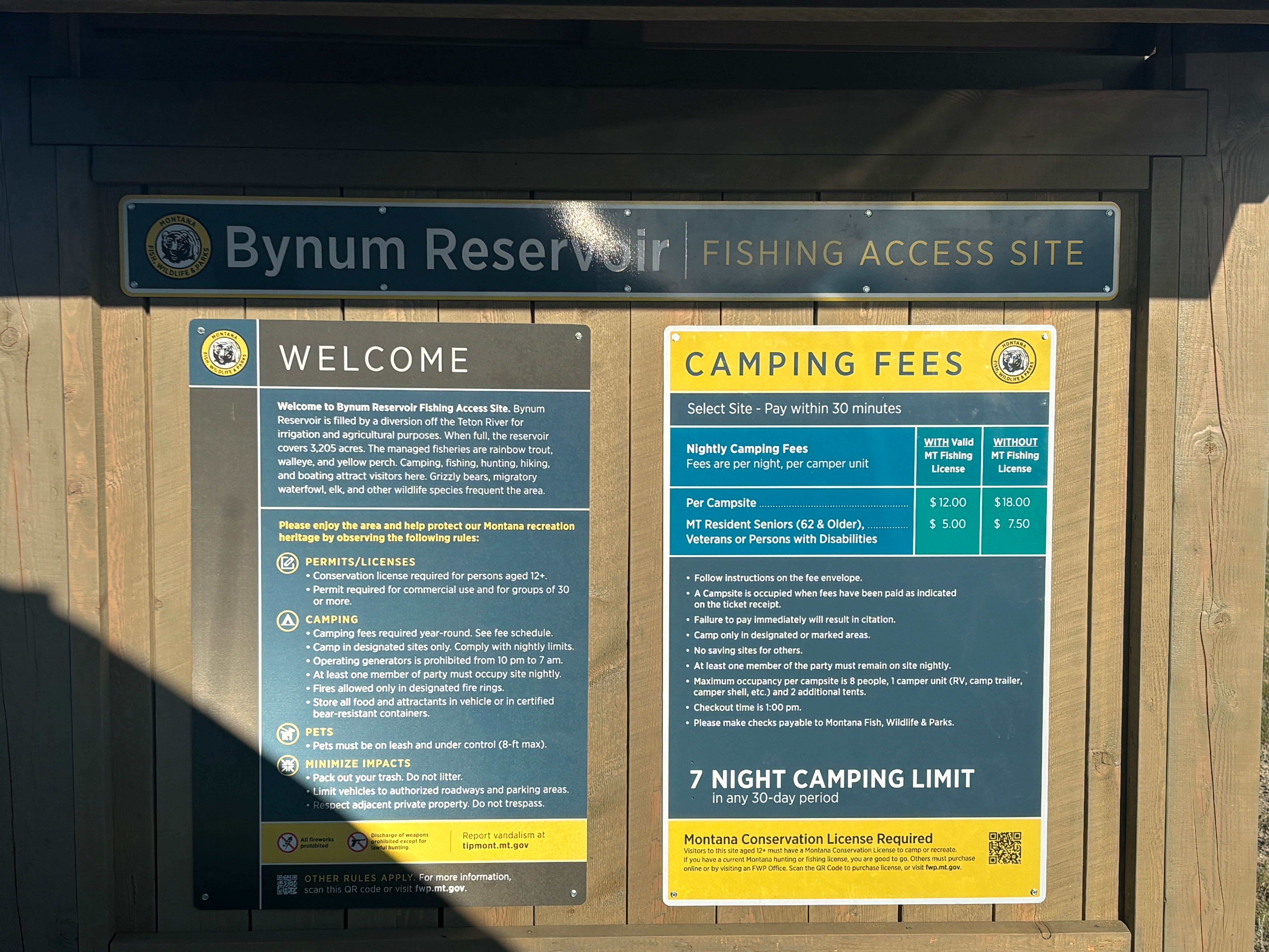 Camper-submitted photo at Bynum Reservoir near Heart Butte, MT