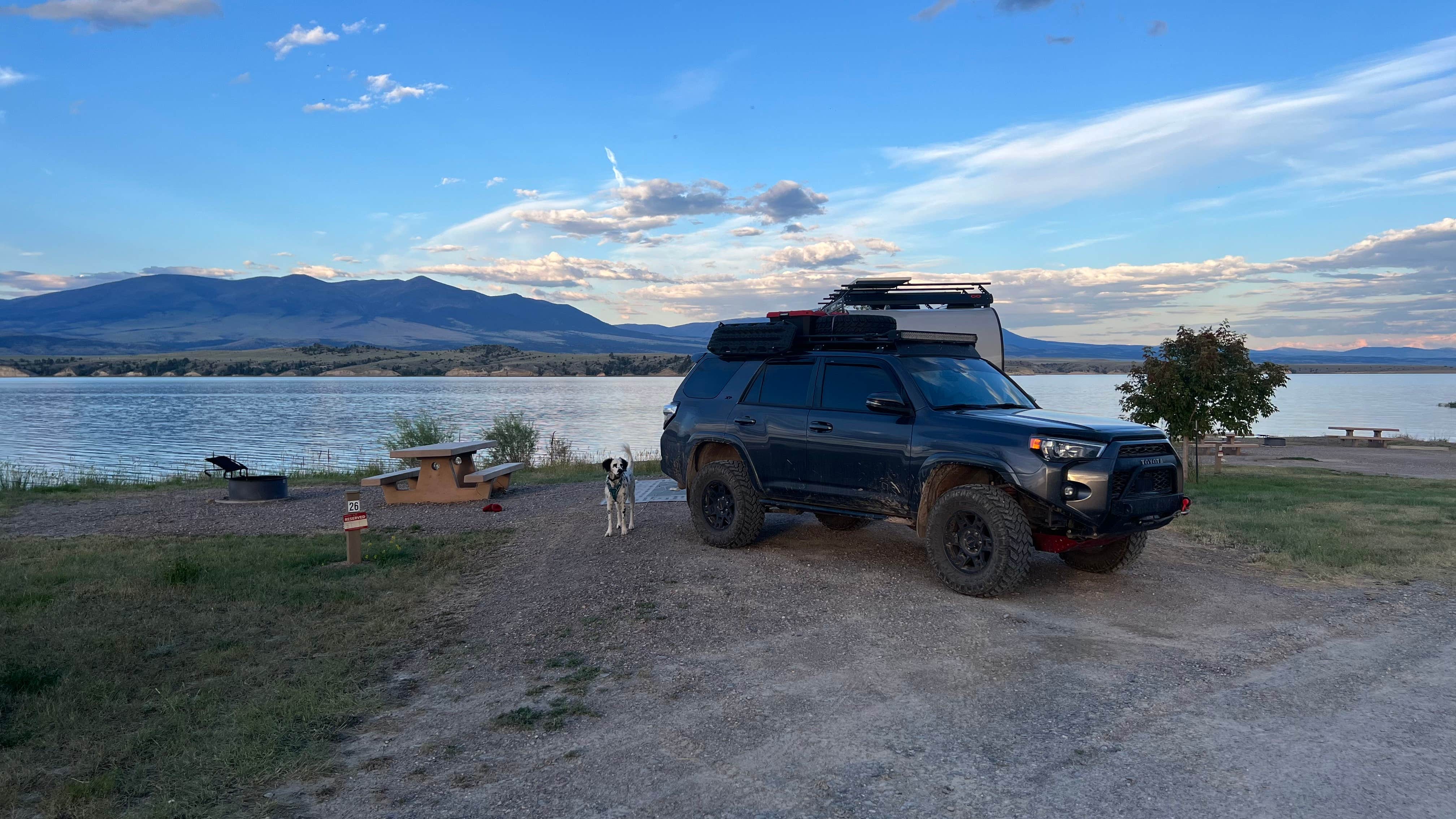 Jules S.'s photo of camping with pets at White Earth Campground near Helena, MT