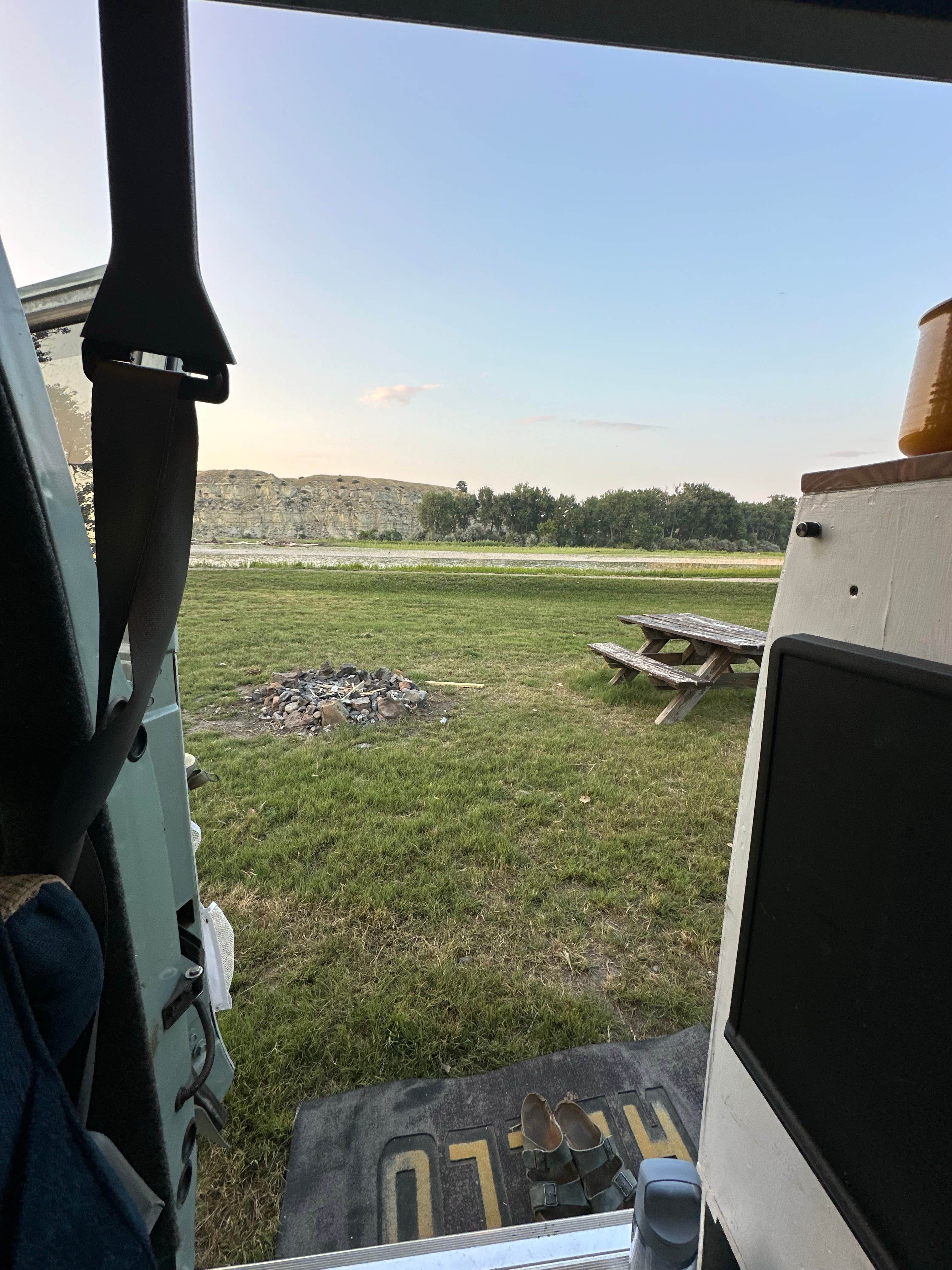 Camper-submitted photo at Captain Clark near Pompeys Pillar, MT