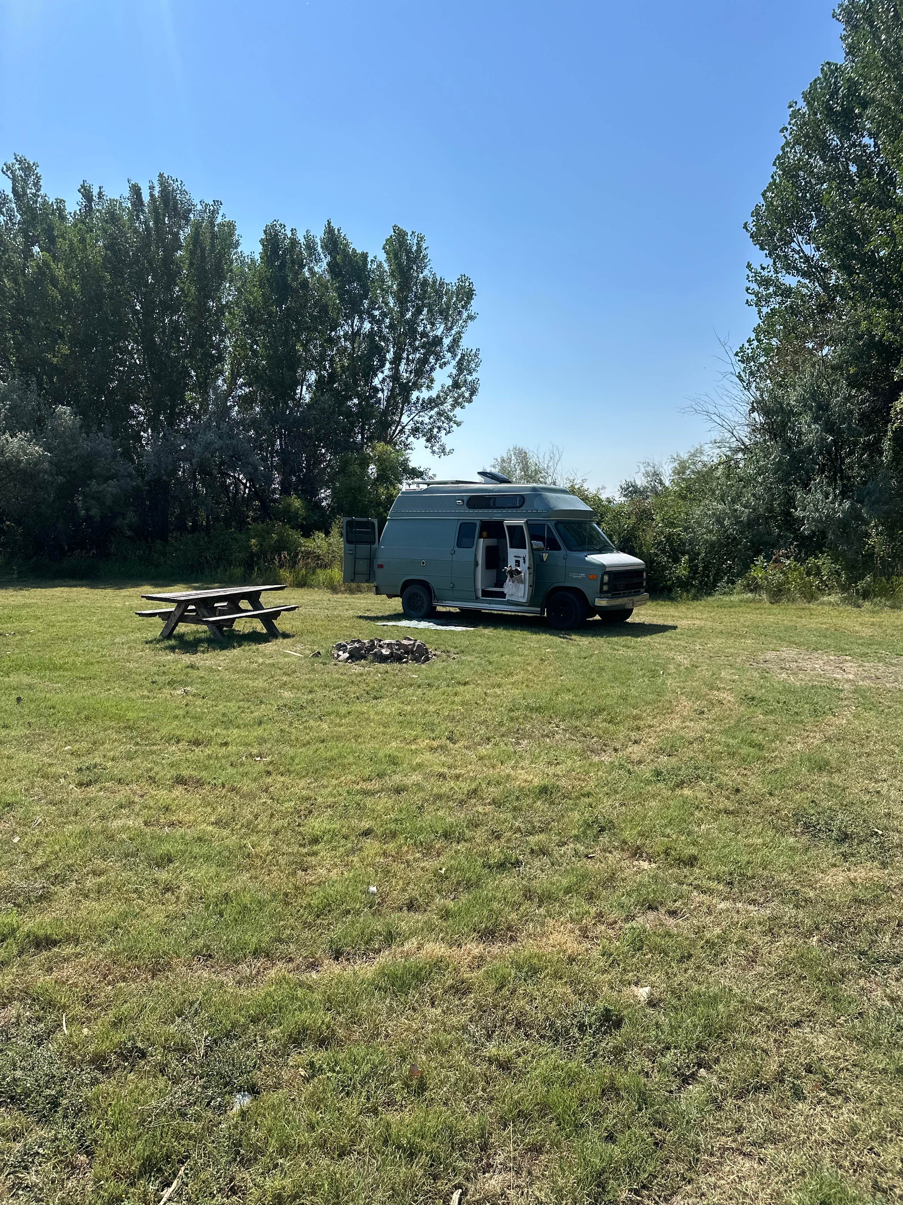 Morgan B.'s photo of rv camping at Captain Clark near Pompeys Pillar, MT
