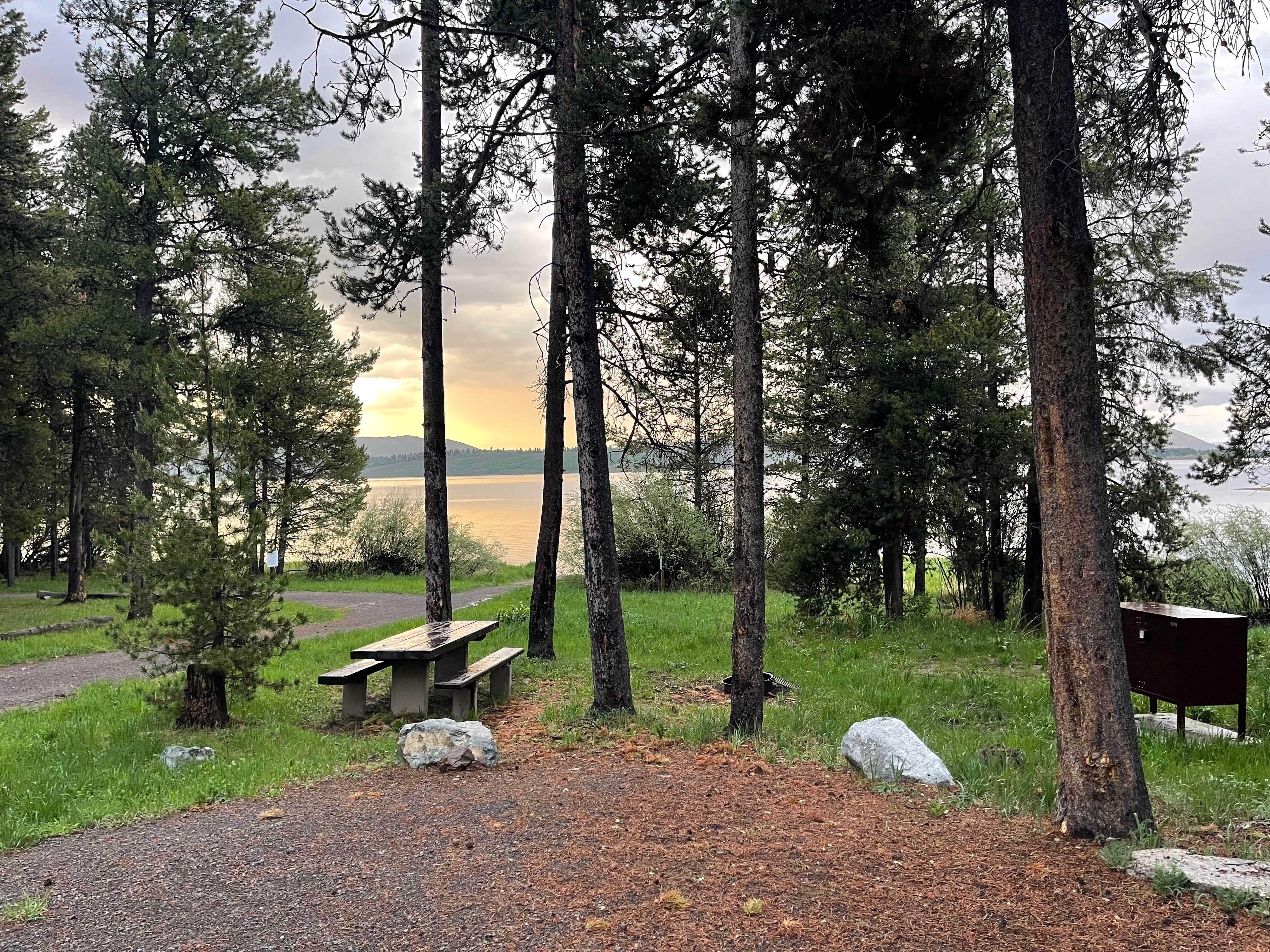 Camper-submitted photo at Cherry Creek Campground near West Yellowstone, MT