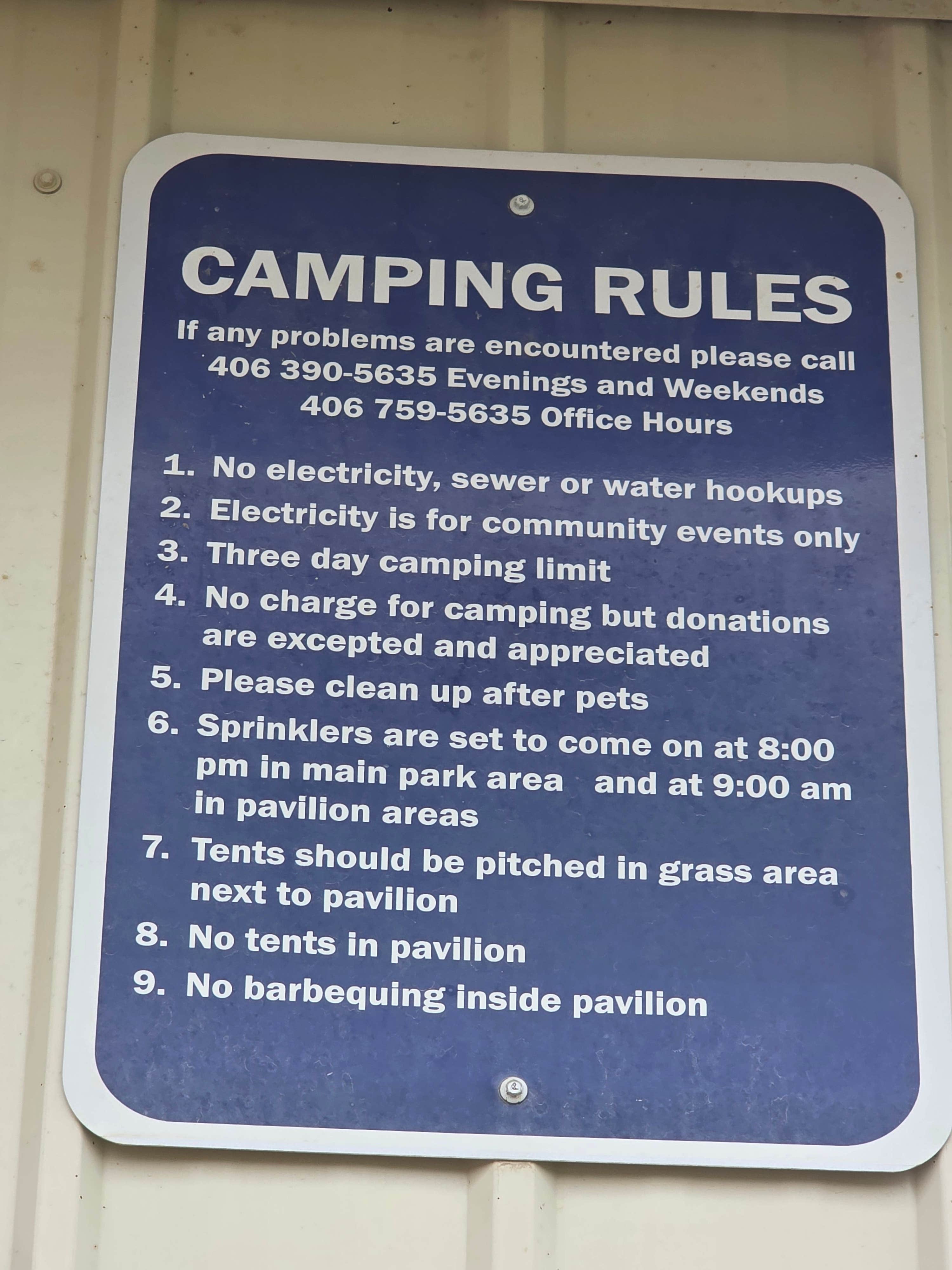 Camper-submitted photo at Chester City Park near Big Sandy, MT