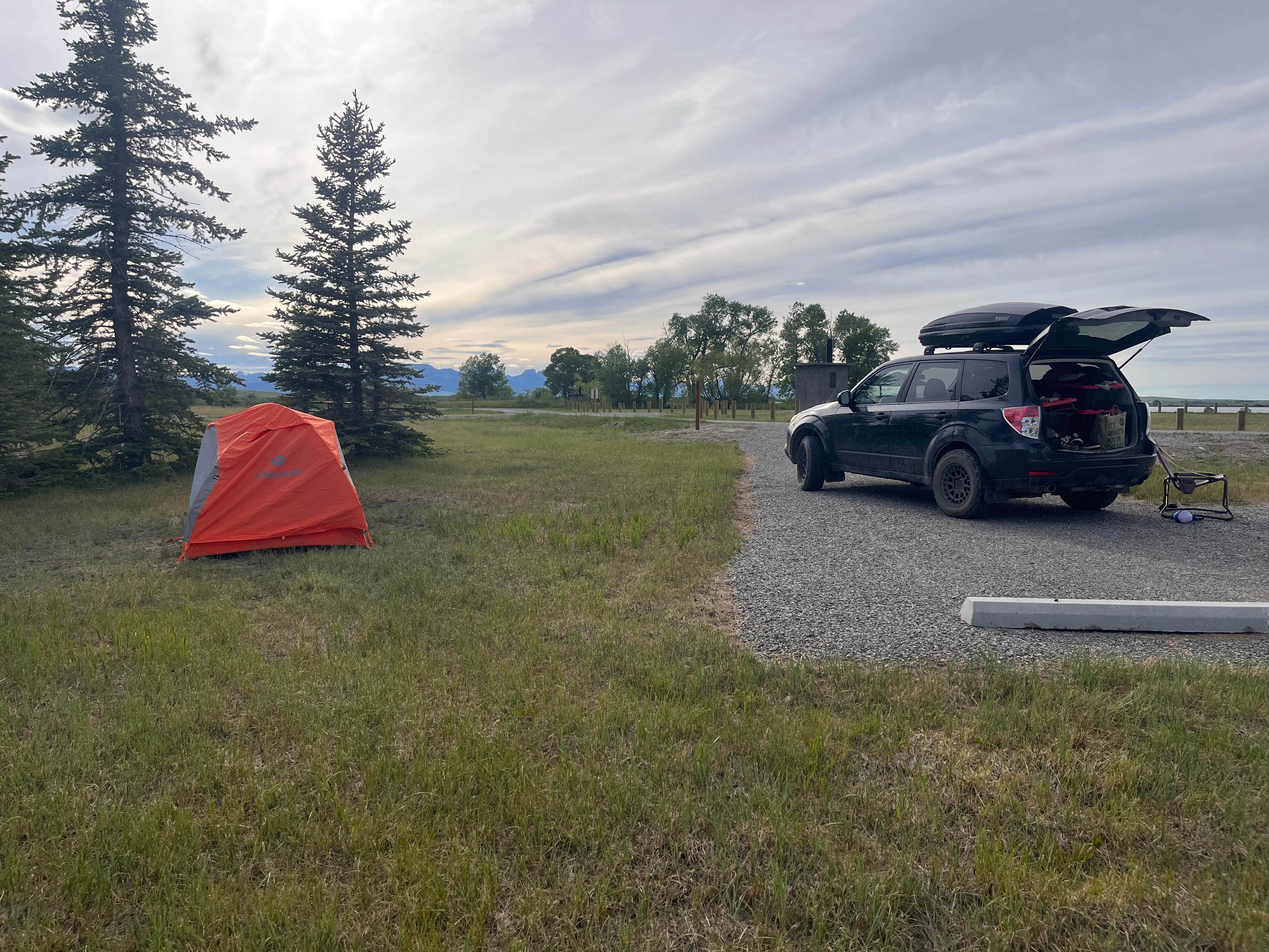 Camper-submitted photo at Eureka Reservoir near Choteau, MT