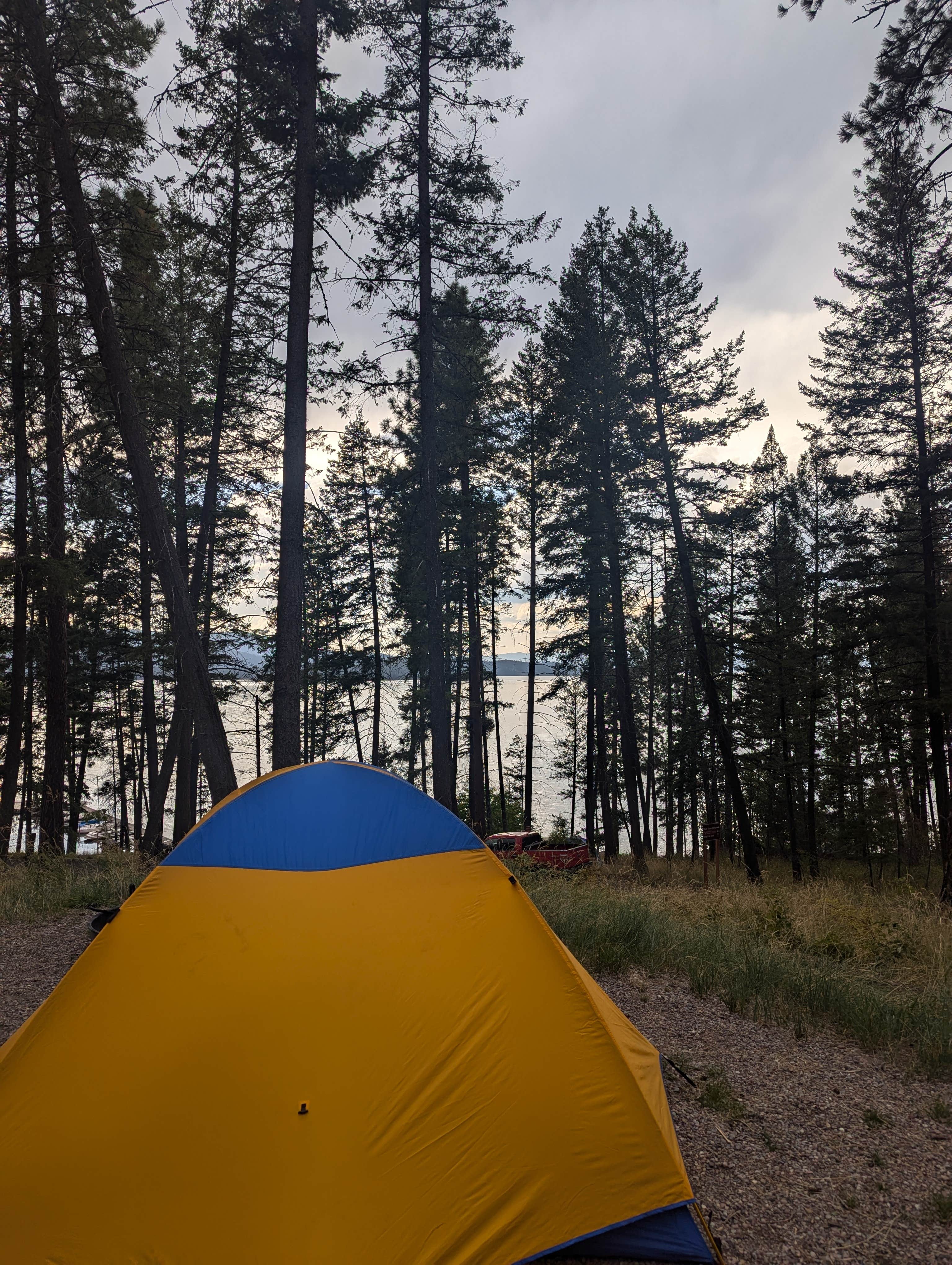 Camper-submitted photo at Finley Point Unit — Flathead Lake State Park near Flathead National Forest