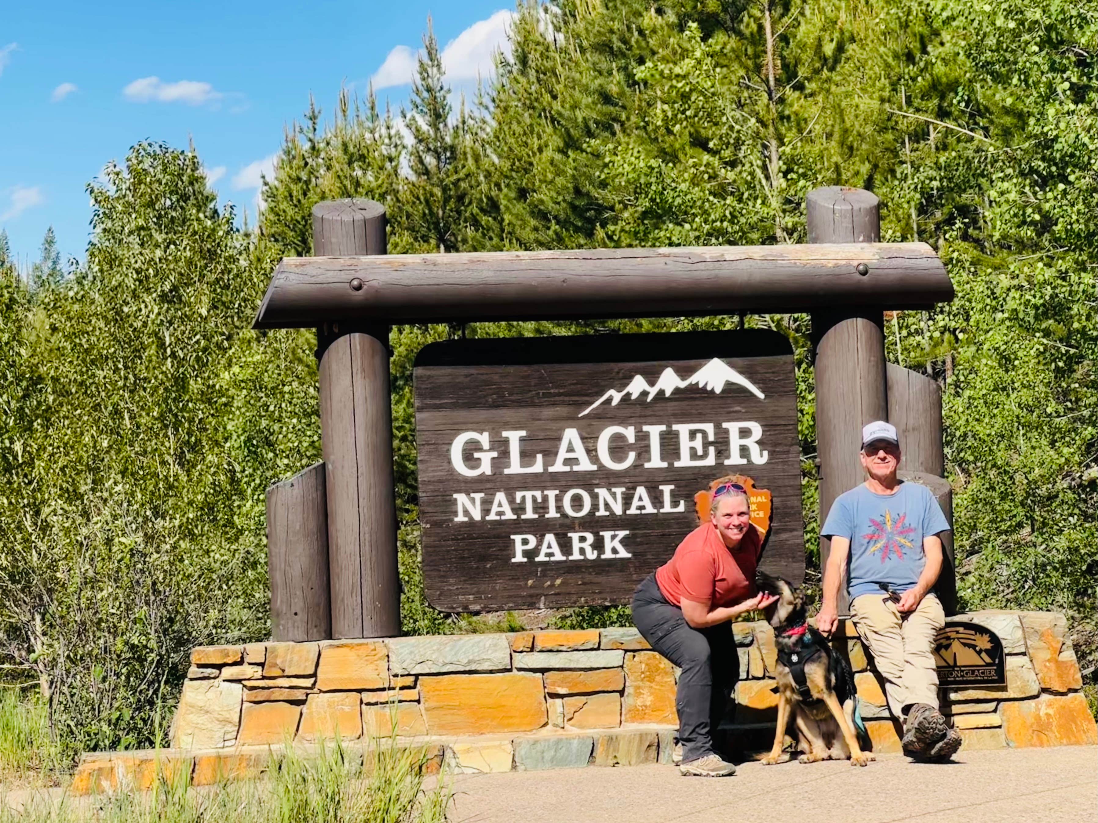StaceeQ  Q.'s photo of camping with pets at Fish Creek Campground — Glacier National Park near Browning, MT