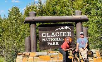 StaceeQ Q.'s photo of camping with pets at Fish Creek Campground — Glacier National Park near West Glacier, MT
