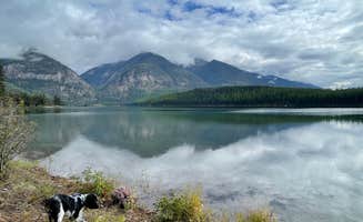 Brodie B.'s photo of camping with pets at Holland Lake Picnic Site near Seeley Lake, MT